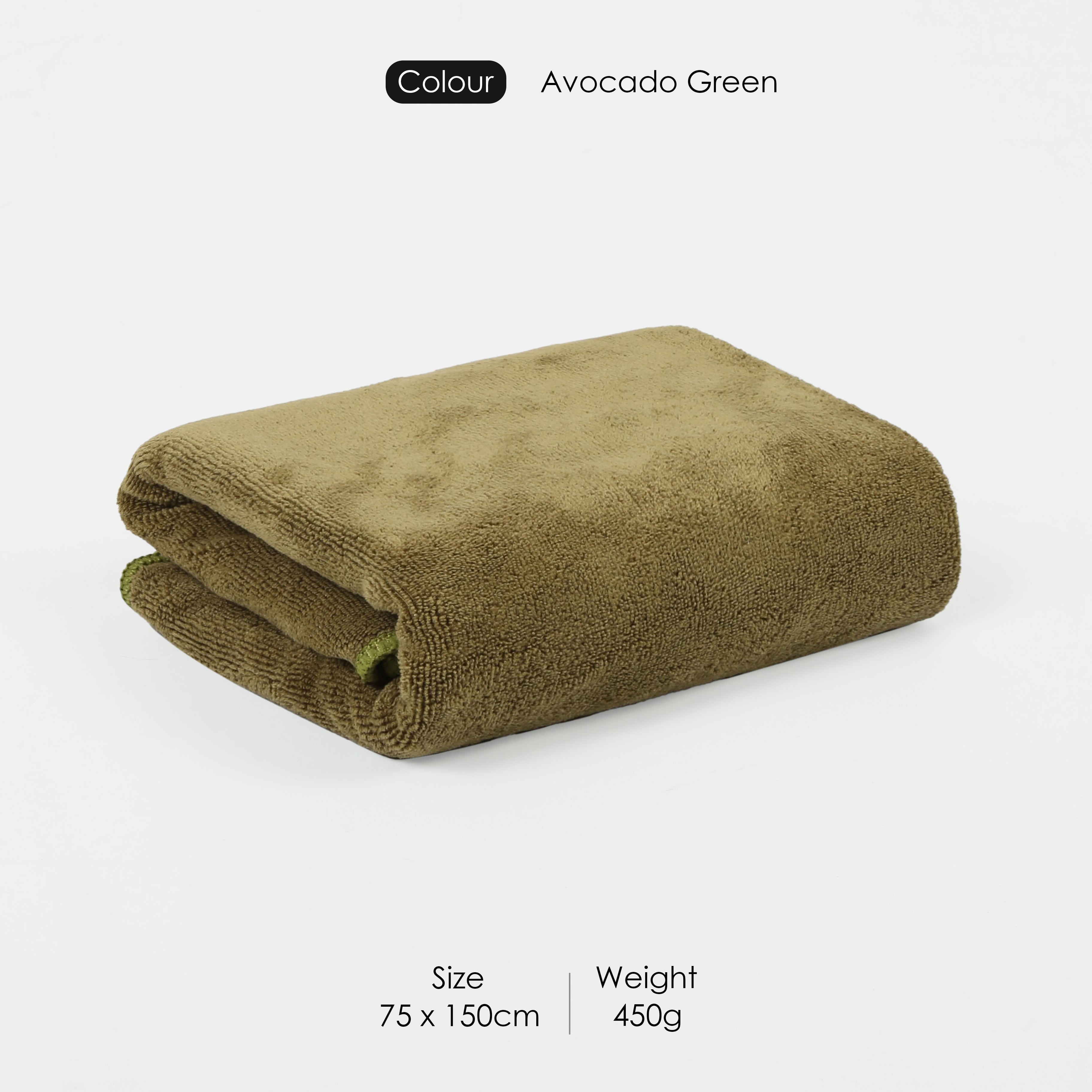 HOUSSE Premium Microfiber Bath Towel - Extra Large 75x150cm Quick Dry Towels for Women Men & Kids | Super Soft Plush 550 GSM | Ultra Absorbent for Home Swimming Sports & Travel