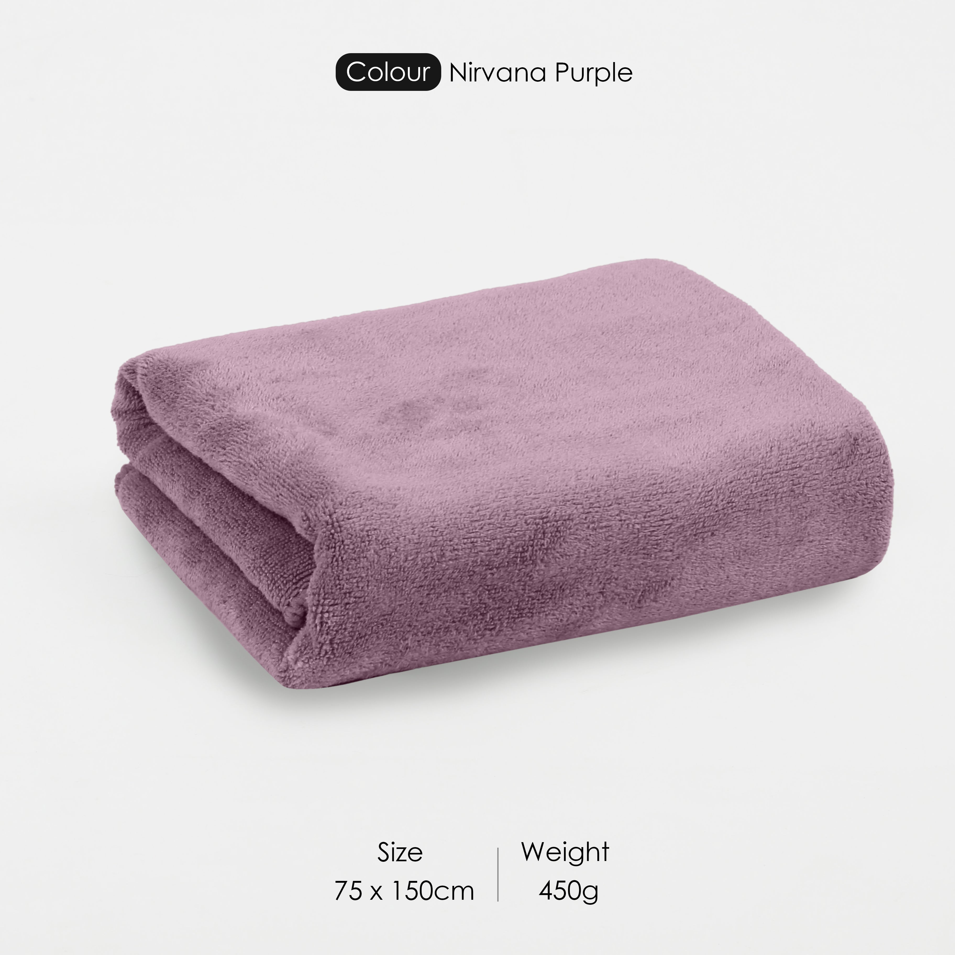 HOUSSE Premium Microfiber Bath Towel - Extra Large 75x150cm Quick Dry Towels for Women Men & Kids | Super Soft Plush 550 GSM | Ultra Absorbent for Home Swimming Sports & Travel