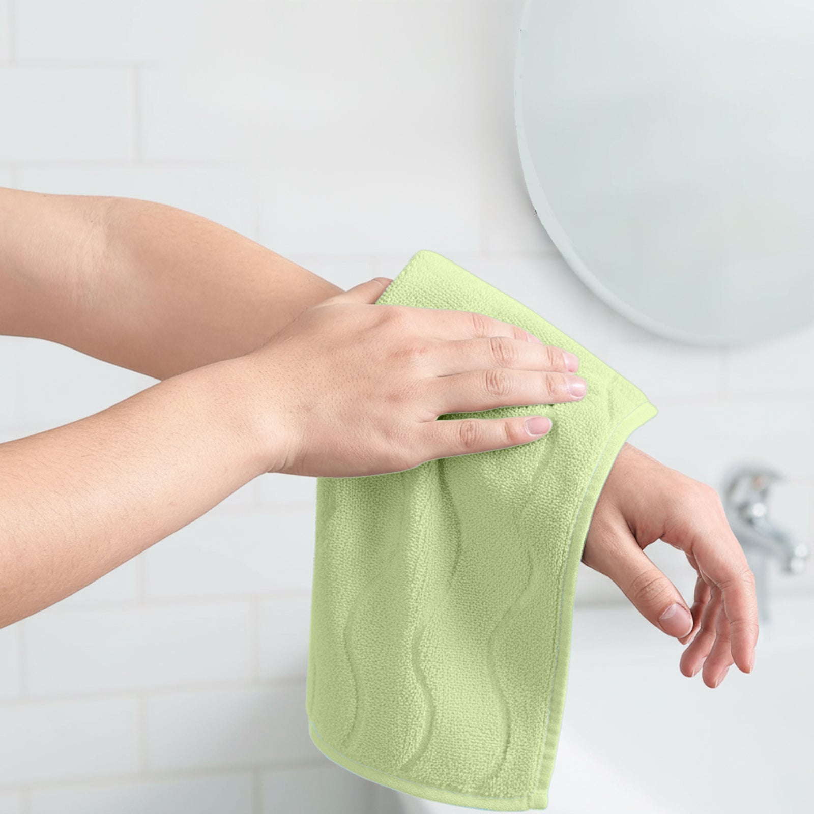 HOUSSE Microfiber Face Towel – Super Soft & Quick-Drying Coral Fleece, 30 x 30 cm