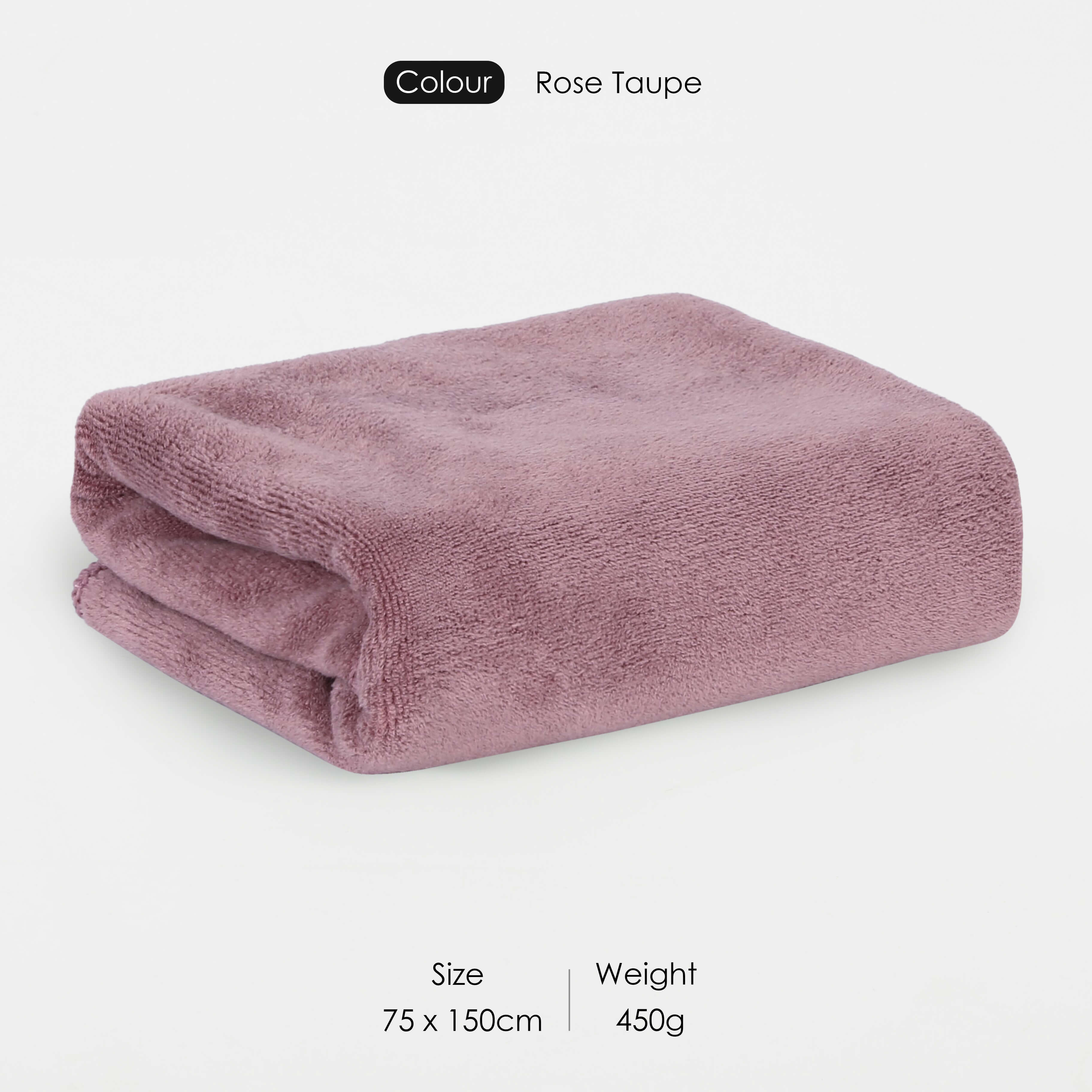 HOUSSE Premium Microfiber Bath Towel - Extra Large 75x150cm Quick Dry Towels for Women Men & Kids | Super Soft Plush 550 GSM | Ultra Absorbent for Home Swimming Sports & Travel