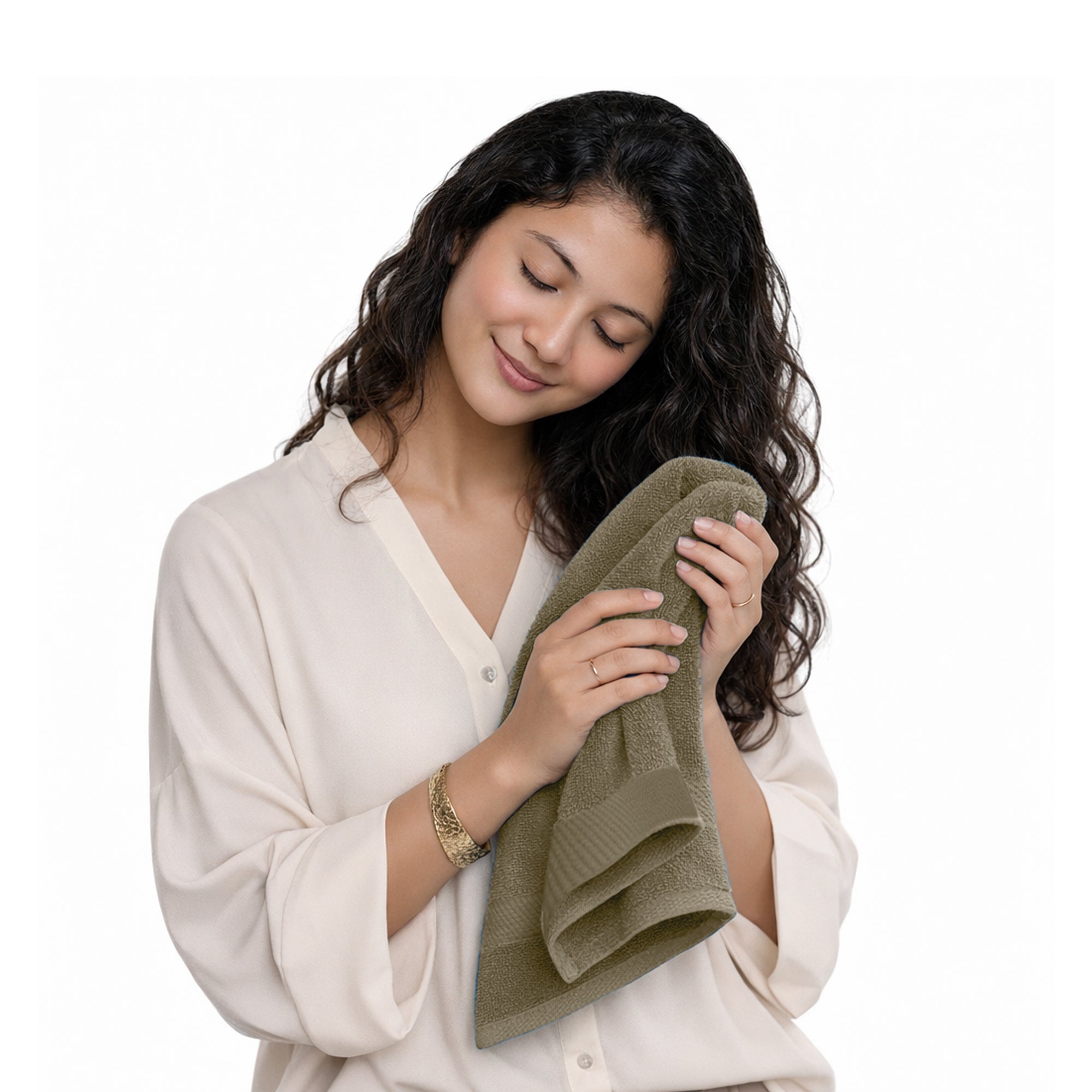 HOUSSE Alvora Cotton Bath Towels |Large Size (75 cms x 150 cms) - Quick Absorption &Faster Drying Bath Towel | 450 GSM | Cotton Towel for Men/Women | Urban Comfort