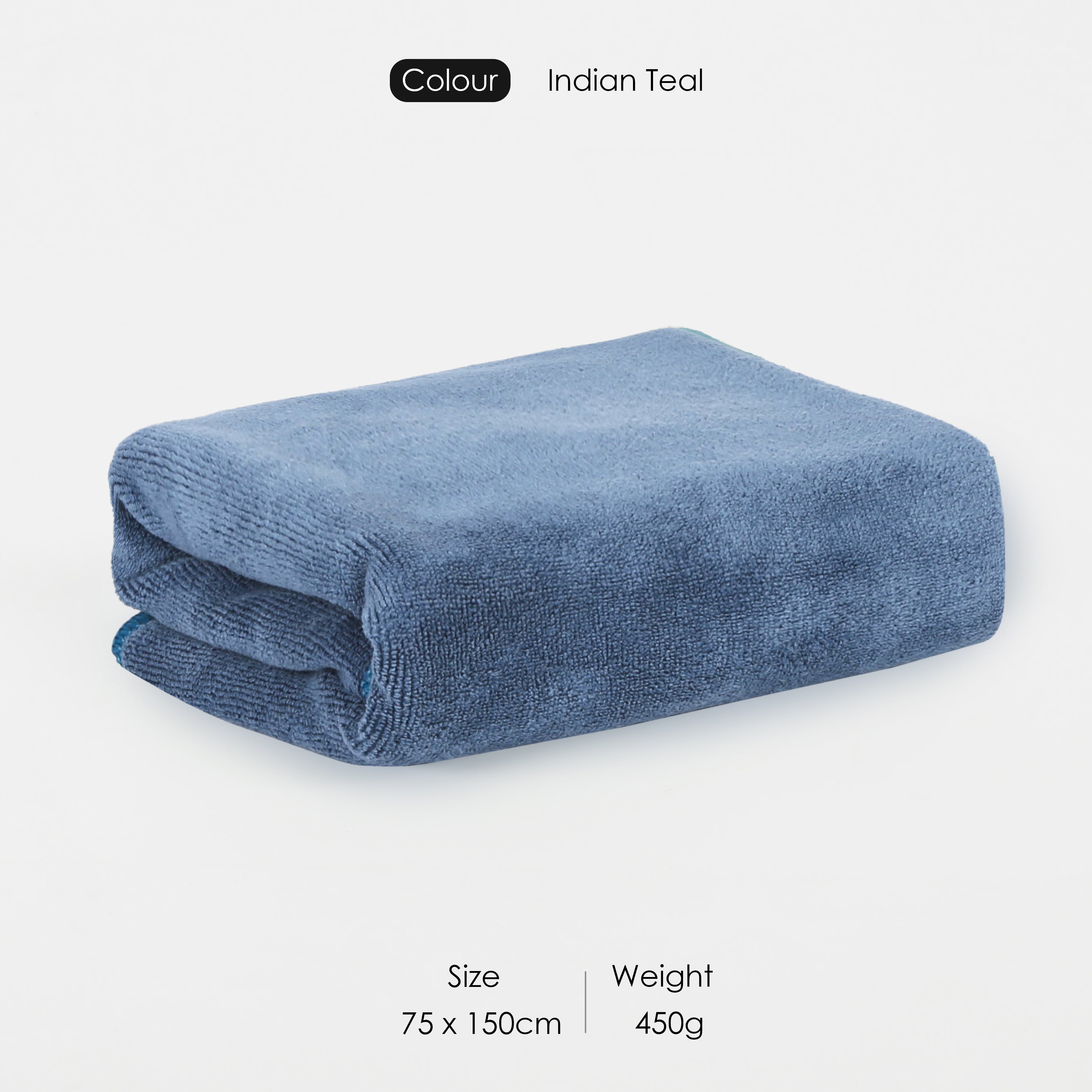 HOUSSE Premium Microfiber Bath Towel - Extra Large 75x150cm Quick Dry Towels for Women Men & Kids | Super Soft Plush 550 GSM | Ultra Absorbent for Home Swimming Sports & Travel