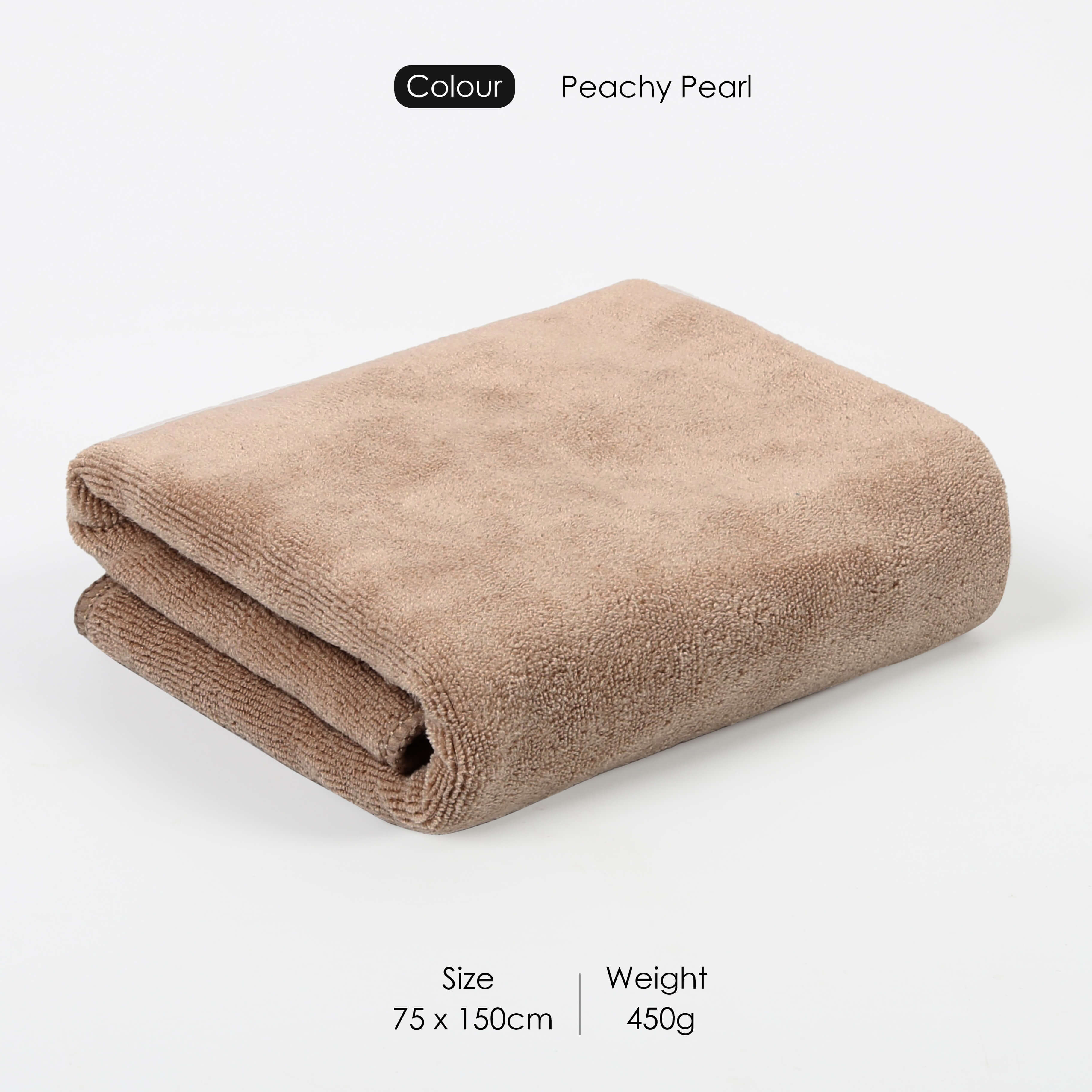 HOUSSE Premium Microfiber Bath Towel - Extra Large 75x150cm Quick Dry Towels for Women Men & Kids | Super Soft Plush 550 GSM | Ultra Absorbent for Home Swimming Sports & Travel