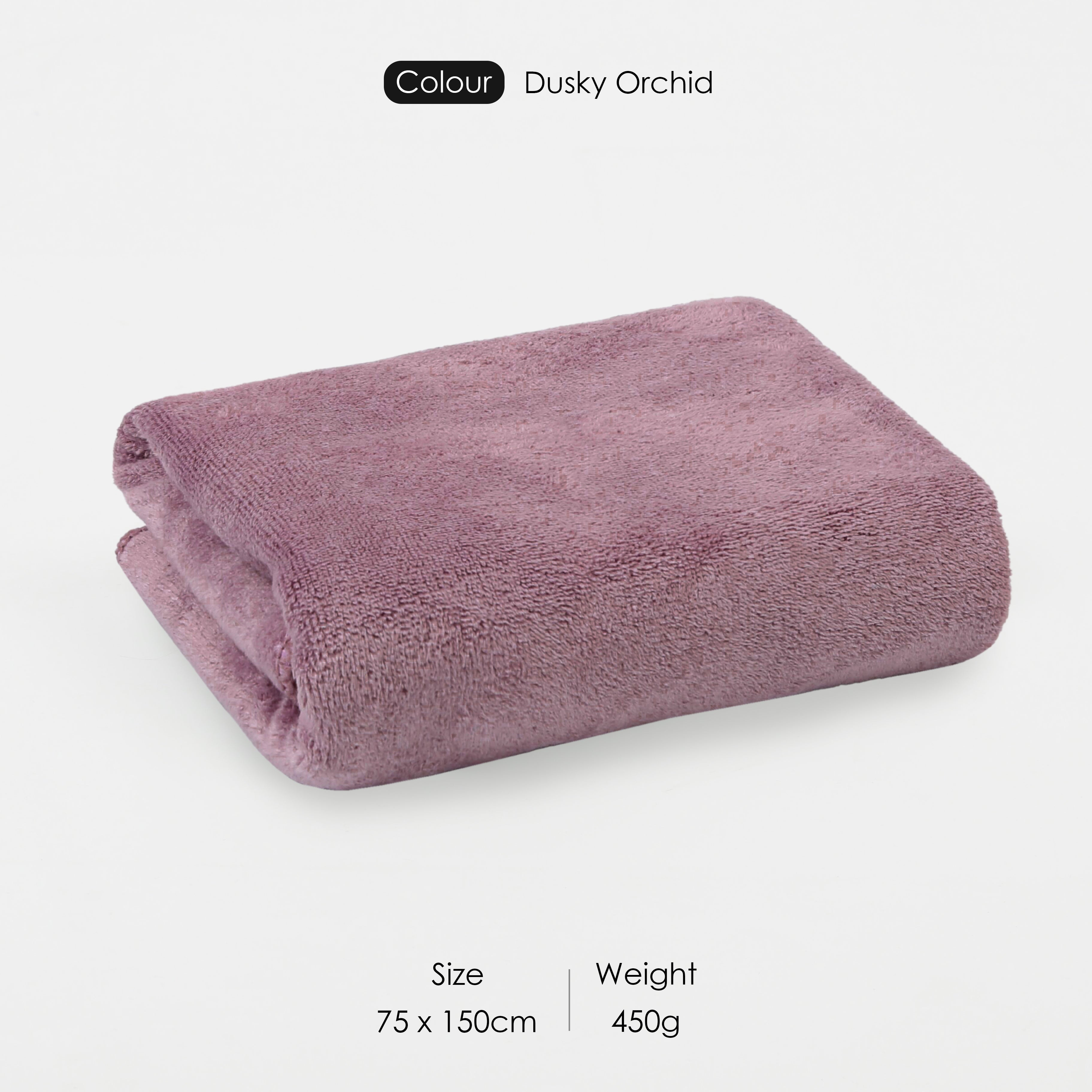 HOUSSE Premium Microfiber Bath Towel - Extra Large 75x150cm Quick Dry Towels for Women Men & Kids | Super Soft Plush 550 GSM | Ultra Absorbent for Home Swimming Sports & Travel