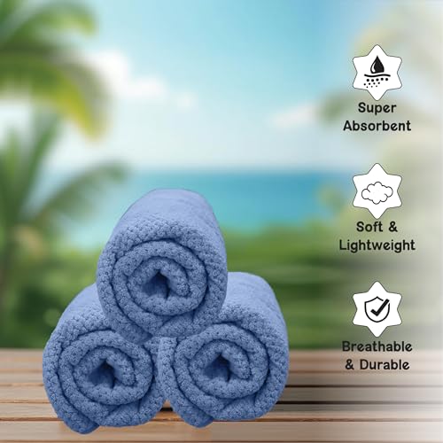 HOUSSE Microfiber Vogue Coral Fleece Bathing Towels | 360 GSM | Super Soft| Quick Absorbent | Lightweight & with Hanging Hook | for Versatile Usage | for Women & Men (Pista Green, 70x150 Bath Towel)