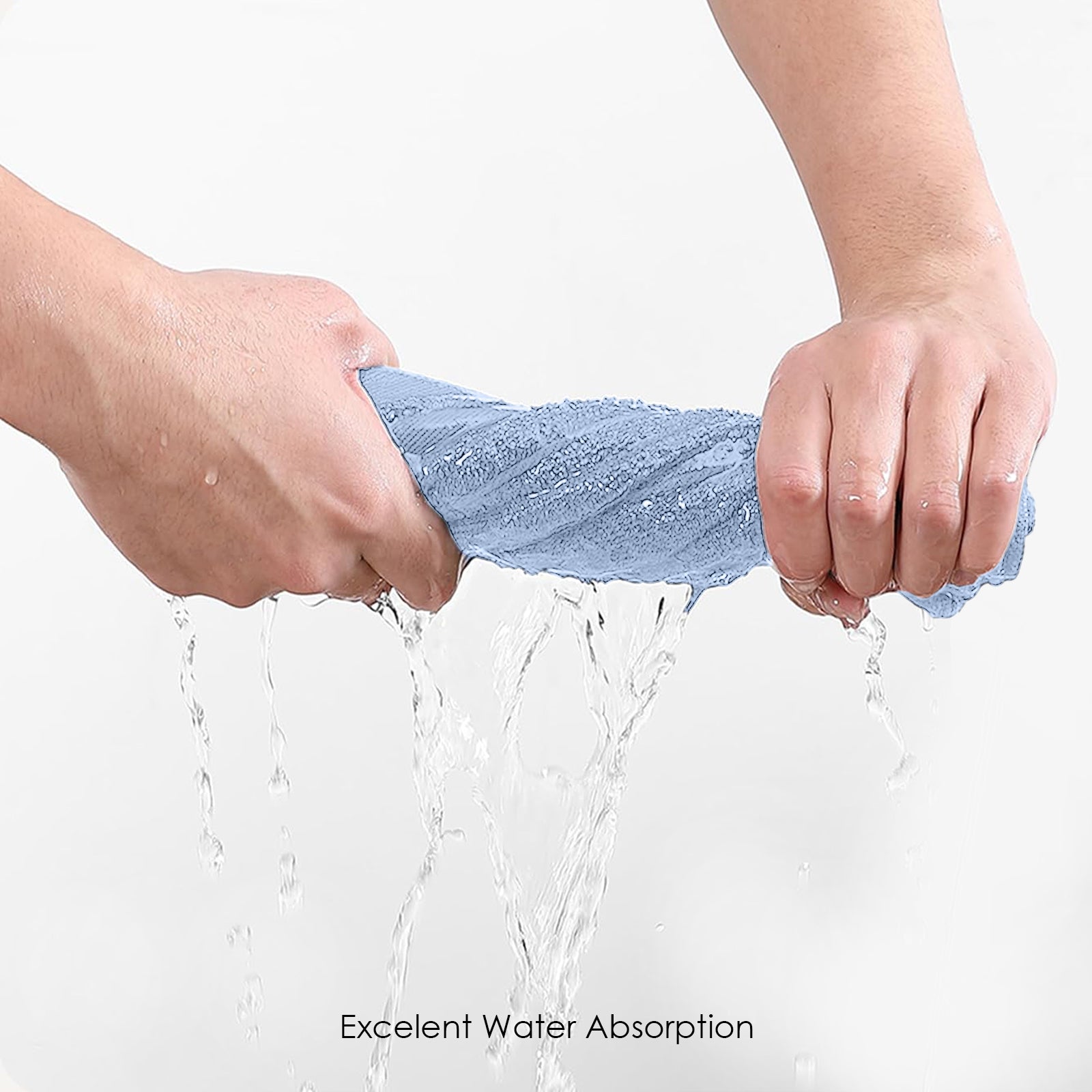 HOUSSE Microfiber Face Towel – Super Soft & Quick-Drying Coral Fleece, 30 x 30 cm