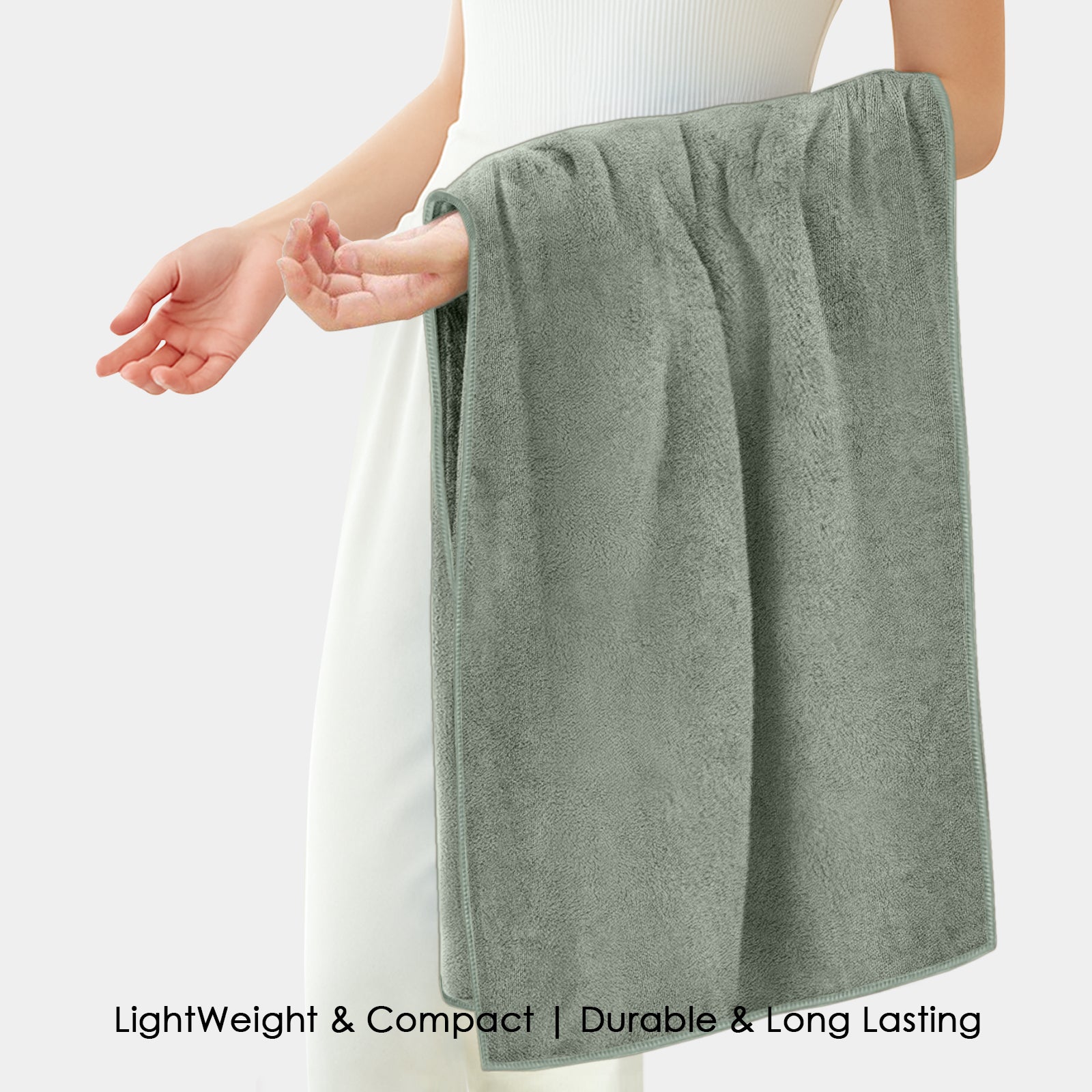 HOUSSE Premium Microfiber Bath Towel - Extra Large 75x150cm Quick Dry Towels for Women Men & Kids | Super Soft Plush 550 GSM | Ultra Absorbent for Home Swimming Sports & Travel