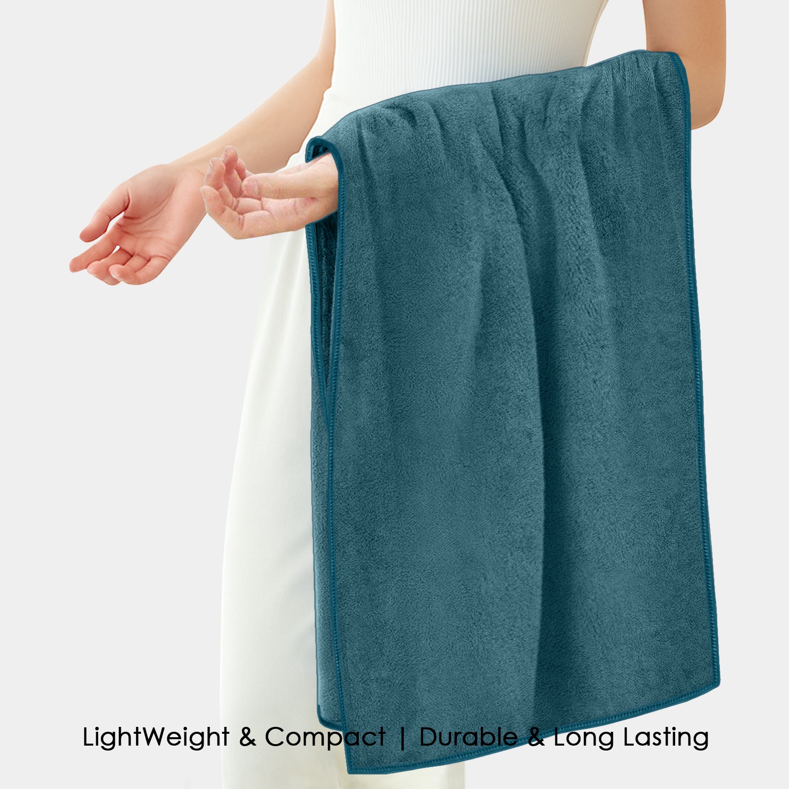 HOUSSE Premium Microfiber Bath Towel - Extra Large 75x150cm Quick Dry Towels for Women Men & Kids | Super Soft Plush 550 GSM | Ultra Absorbent for Home Swimming Sports & Travel