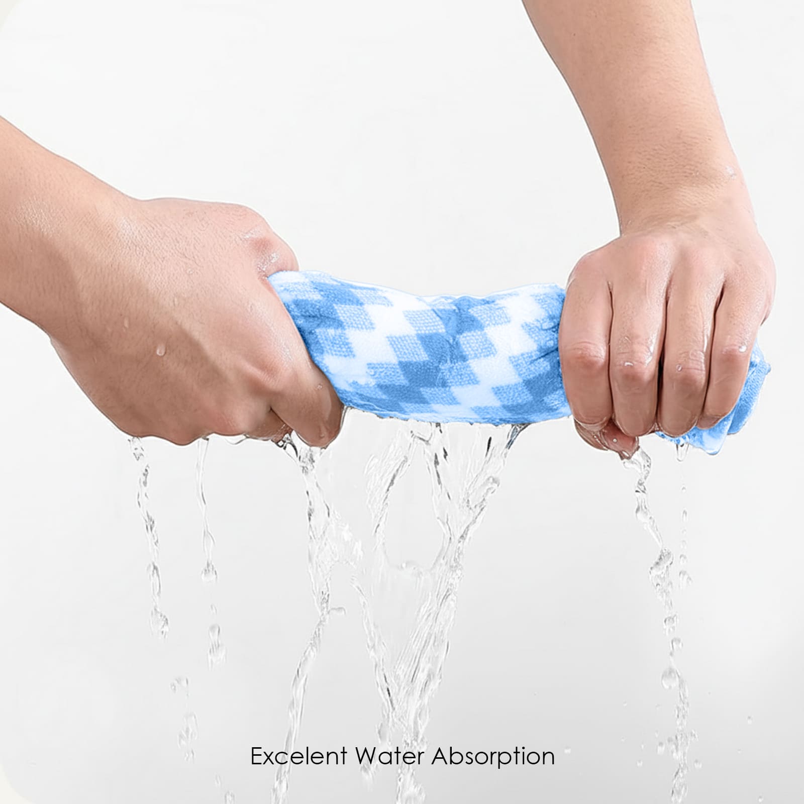 HOUSSE Microfiber Iris Face Towels Ideal for Women & Men |Soft Touch |Lint Free | Fast Dry Towels| Travel-Friendly | Best Use for Gym, Yoga, Spa, Pool, Hotels, Beach 360 GSM (30x30)