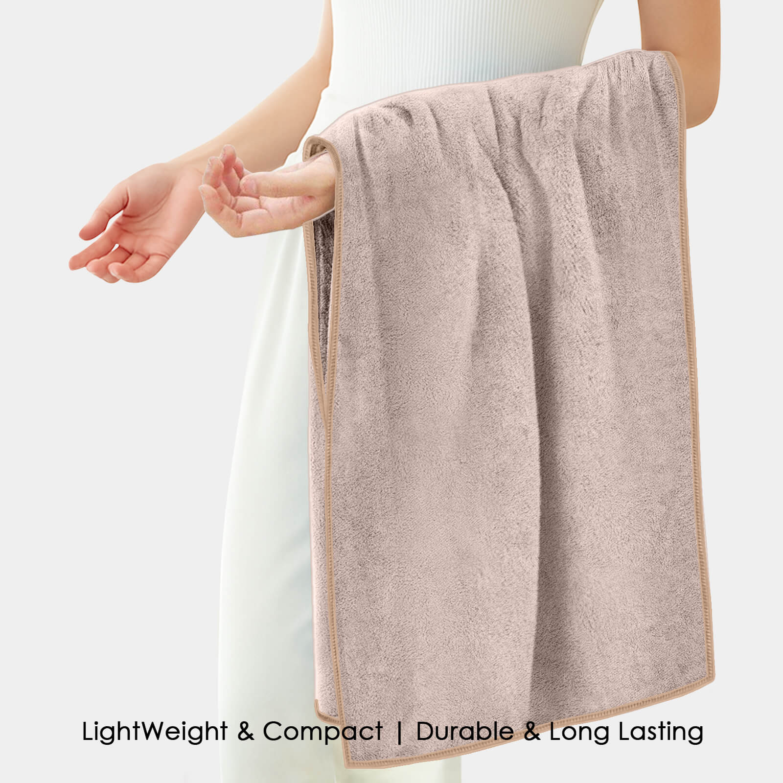 HOUSSE Premium Microfiber Bath Towel - Extra Large 75x150cm Quick Dry Towels for Women Men & Kids | Super Soft Plush 550 GSM | Ultra Absorbent for Home Swimming Sports & Travel