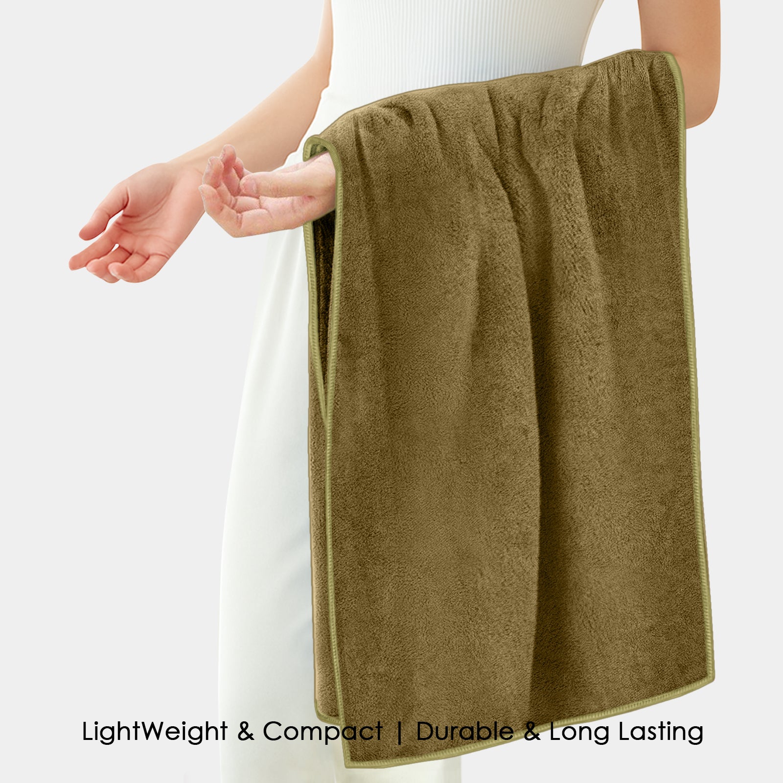 HOUSSE Premium Microfiber Bath Towel - Extra Large 75x150cm Quick Dry Towels for Women Men & Kids | Super Soft Plush 550 GSM | Ultra Absorbent for Home Swimming Sports & Travel