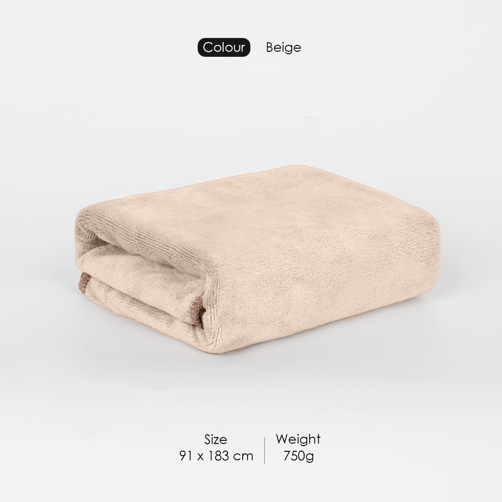 HOUSSE Premium Microfiber Bath Towel - Extra Large 60x120cm Quick Dry Towels for Kids | Super Soft Plush 550 GSM | Ultra Absorbent for Home Swimming Sports Travel