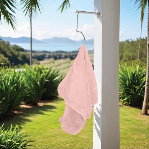 HOUSSE Microfiber Face Towel – Super Soft & Quick-Drying Coral Fleece, 30 x 30 cm (Grey)