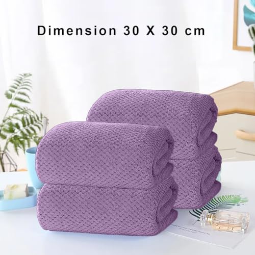 HOUSSE Microfiber Vogue Coral Fleece Bathing Towels | 360 GSM | Super Soft| Quick Absorbent | Lightweight & with Hanging Hook | for Versatile Usage | for Women & Men (Pista Green, 70x150 Bath Towel)