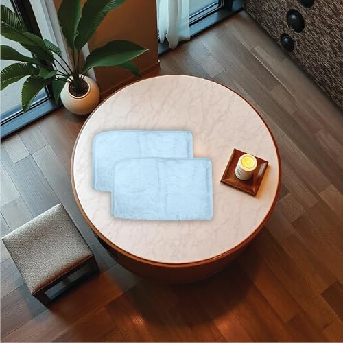 HOUSSE Microfiber Face Towel – Super Soft & Quick-Drying Coral Fleece, 30 x 30 cm (Grey)
