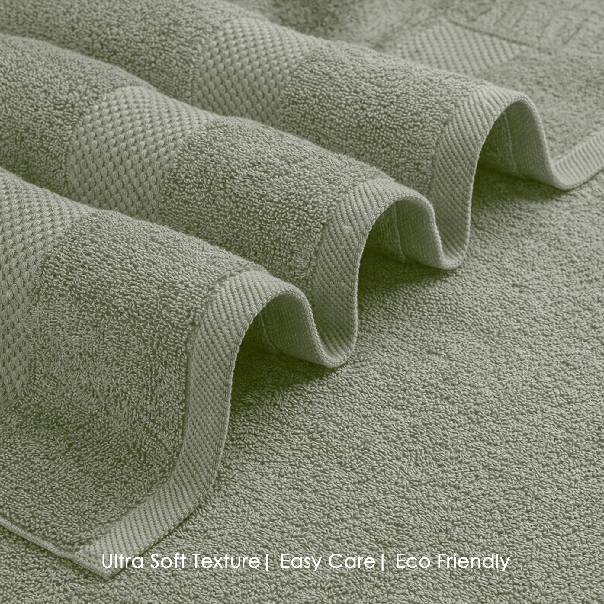 HOUSSE Alvora Cotton Bath Towels |Large Size (75 cms x 150 cms) - Quick Absorption &Faster Drying Bath Towel | 450 GSM | Cotton Towel for Men/Women | Urban Comfort