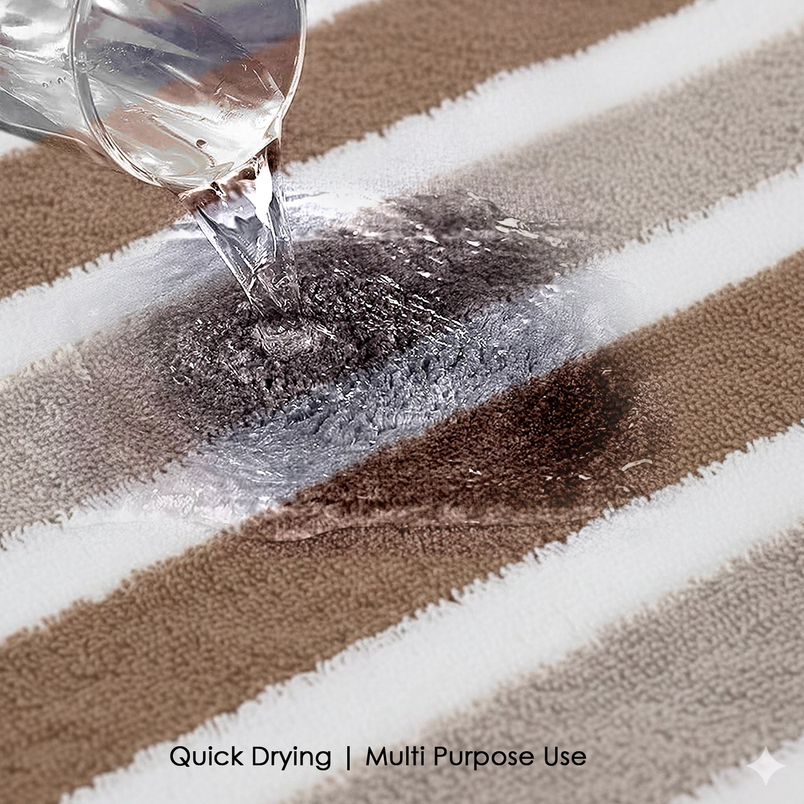 HOUSSE Premium Microfiber Face Towel | Quick Dry Towels for Women & Kids | Super Soft Plush 450 GSM | Ultra Absorbent for Home Swimming Sports & Travel