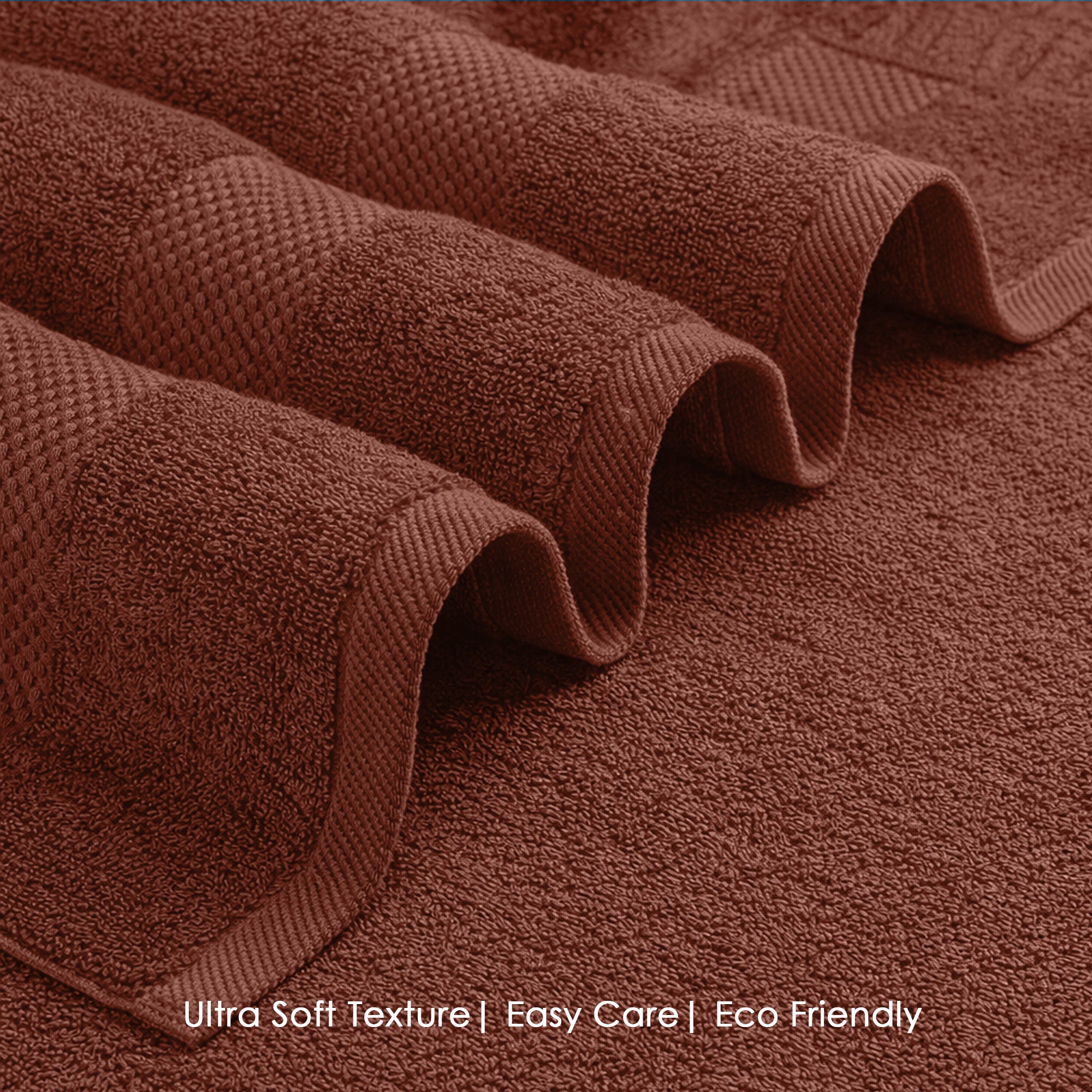 HOUSSE Alvora Cotton Bath Towels |Large Size (75 cms x 150 cms) - Quick Absorption &Faster Drying Bath Towel | 450 GSM | Cotton Towel for Men/Women | Urban Comfort