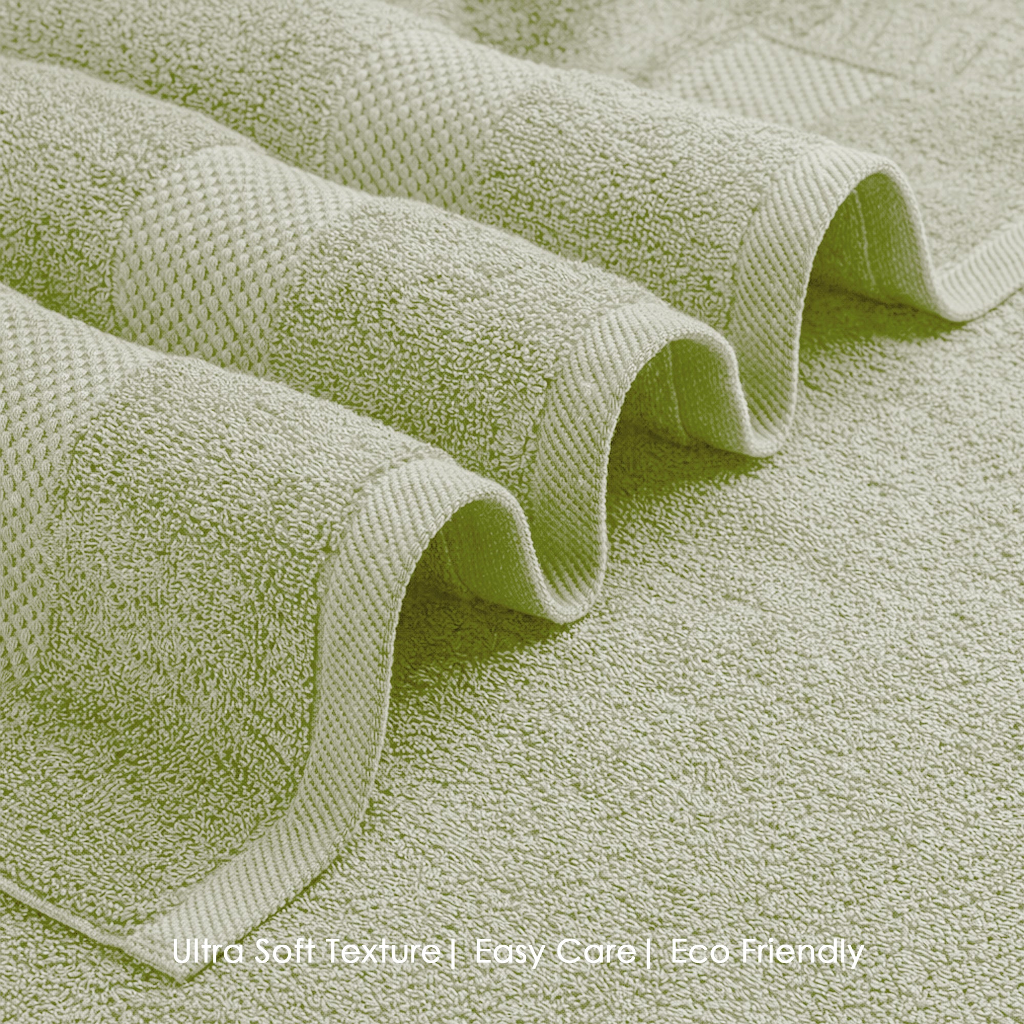 HOUSSE Alvora Cotton Bath Towels |Large Size (75 cms x 150 cms) - Quick Absorption &Faster Drying Bath Towel | 450 GSM | Cotton Towel for Men/Women | Urban Comfort