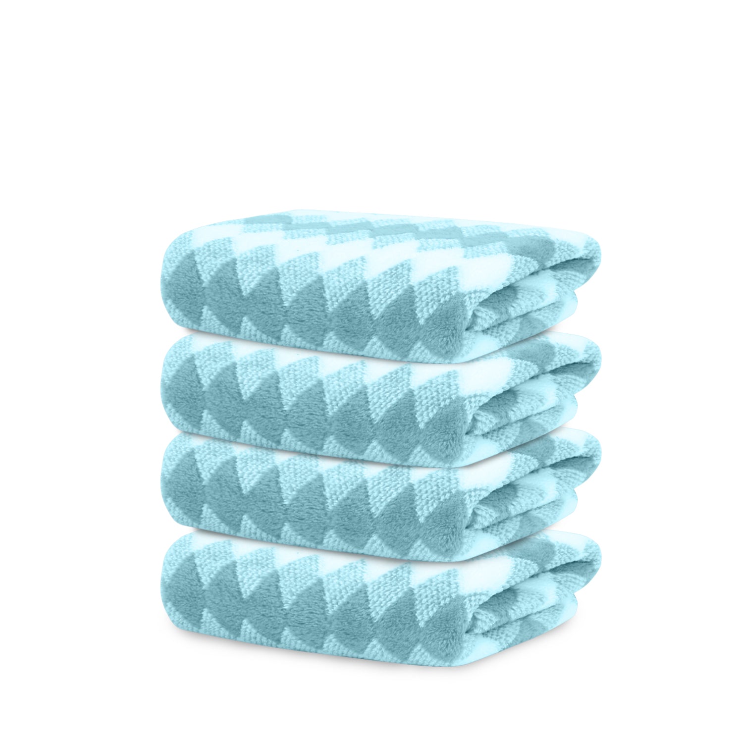 HOUSSE Microfiber Iris Face Towels Ideal for Women & Men |Soft Touch |Lint Free | Fast Dry Towels| Travel-Friendly | Best Use for Gym, Yoga, Spa, Pool, Hotels, Beach 360 GSM (30x30)