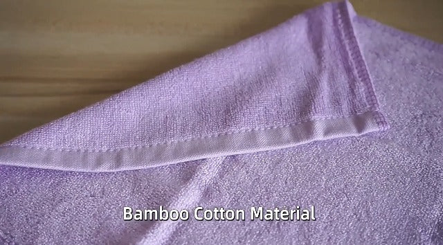 HOUSSE Bamboo Face Towel | Ultra Soft, Absorbent, & Quick Dry Towel for Babies |100% Bamboo | Size 10 x 10 Inches | 400 GSM Pack of 10 (Multicolour)