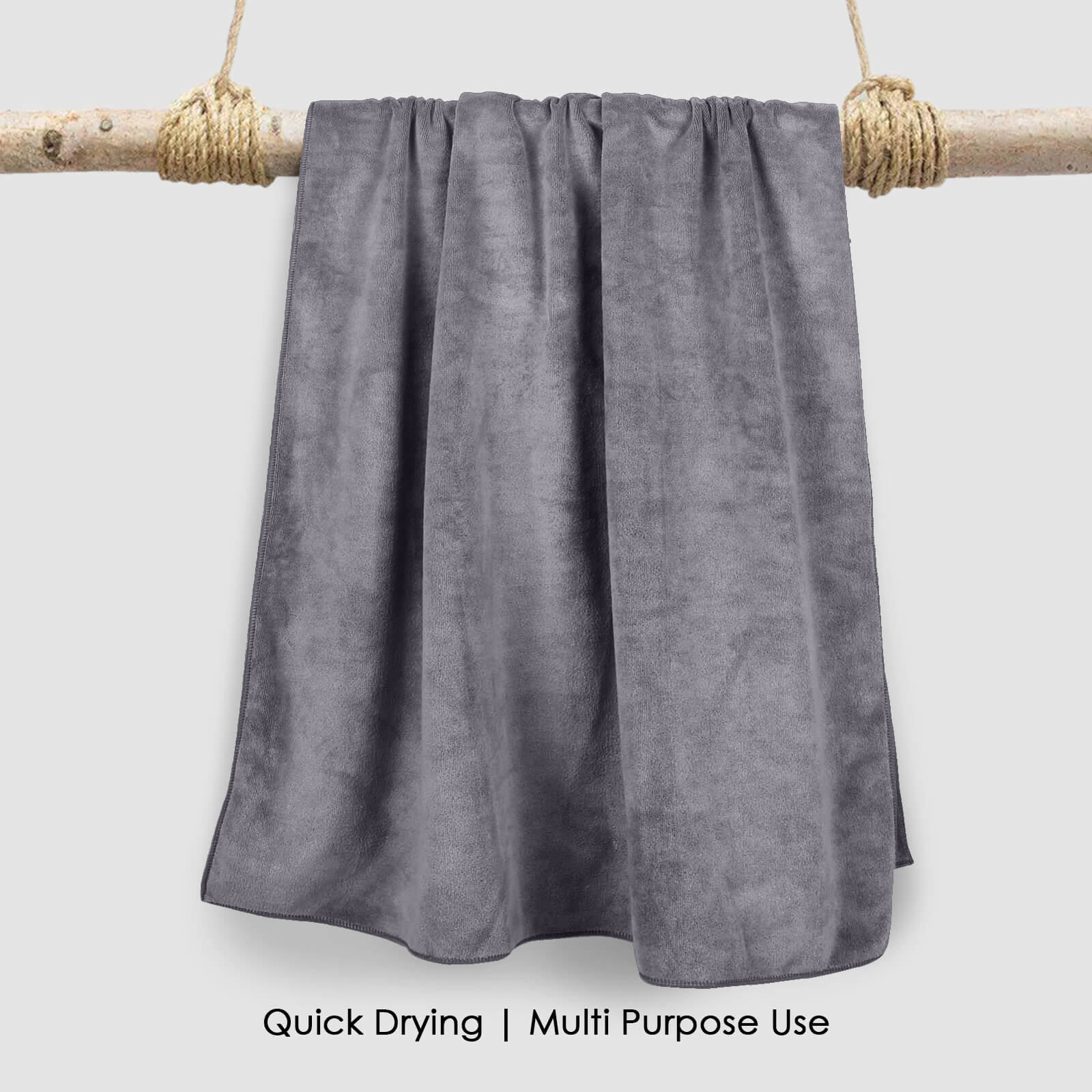 HOUSSE Premium Microfiber Bath Towel - Extra Large 75x150cm Quick Dry Towels for Women Men & Kids | Super Soft Plush 550 GSM | Ultra Absorbent for Home Swimming Sports & Travel