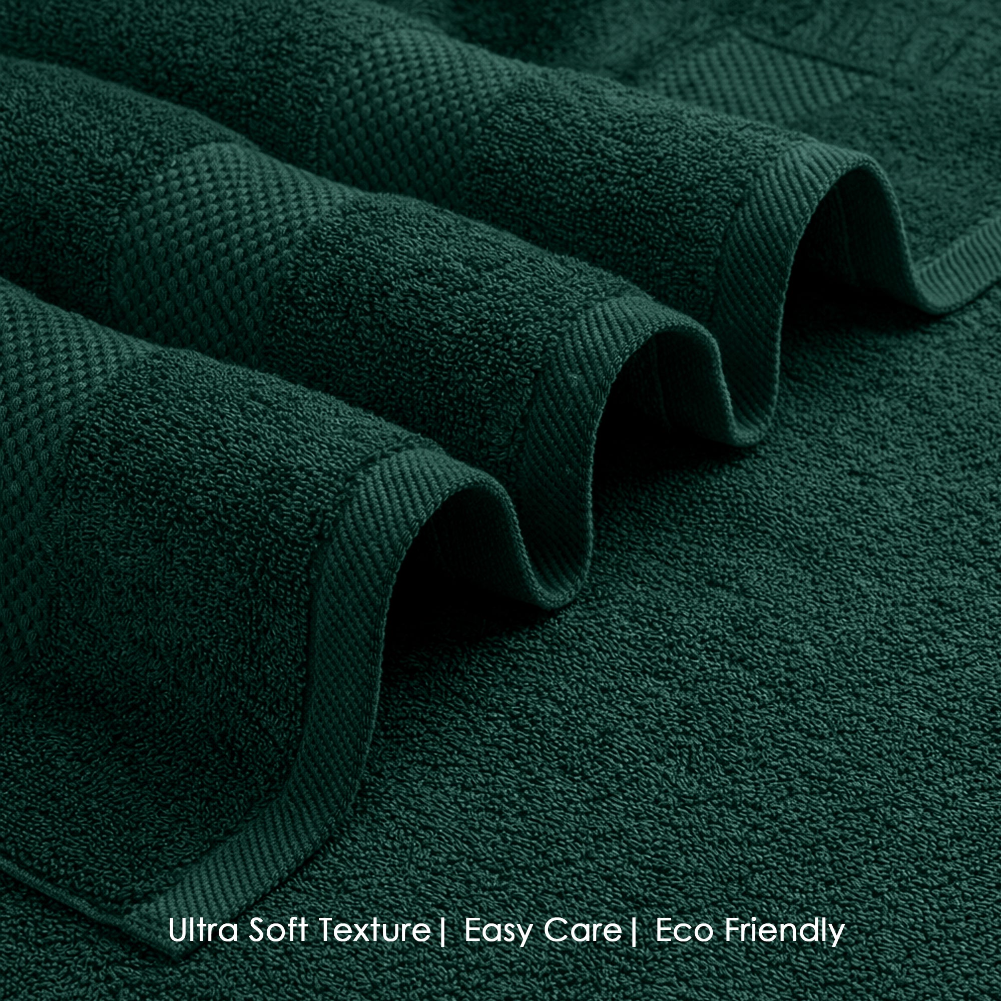 HOUSSE Alvora Cotton Bath Towels |Large Size (75 cms x 150 cms) - Quick Absorption &Faster Drying Bath Towel | 450 GSM | Cotton Towel for Men/Women | Urban Comfort
