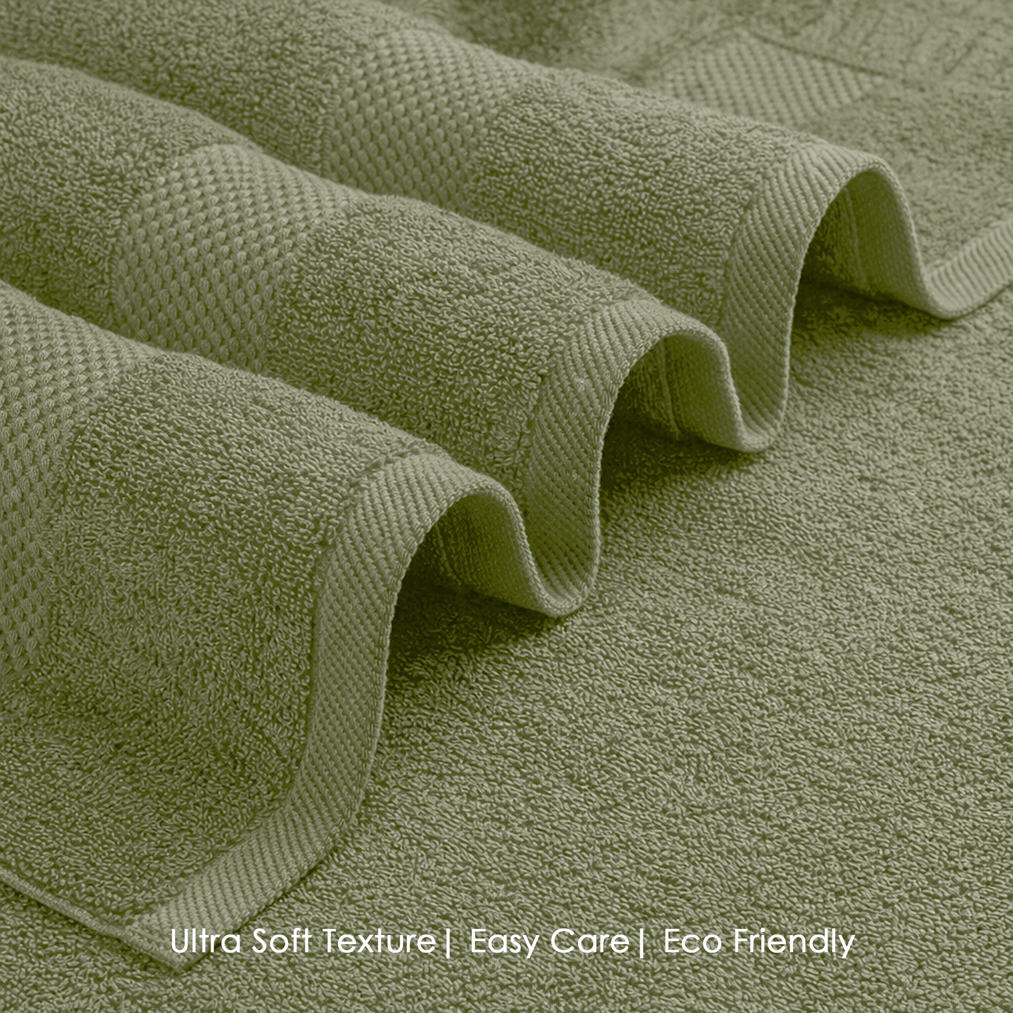 HOUSSE Alvora Cotton Bath Towels |Large Size (75 cms x 150 cms) - Quick Absorption &Faster Drying Bath Towel | 450 GSM | Cotton Towel for Men/Women | Urban Comfort