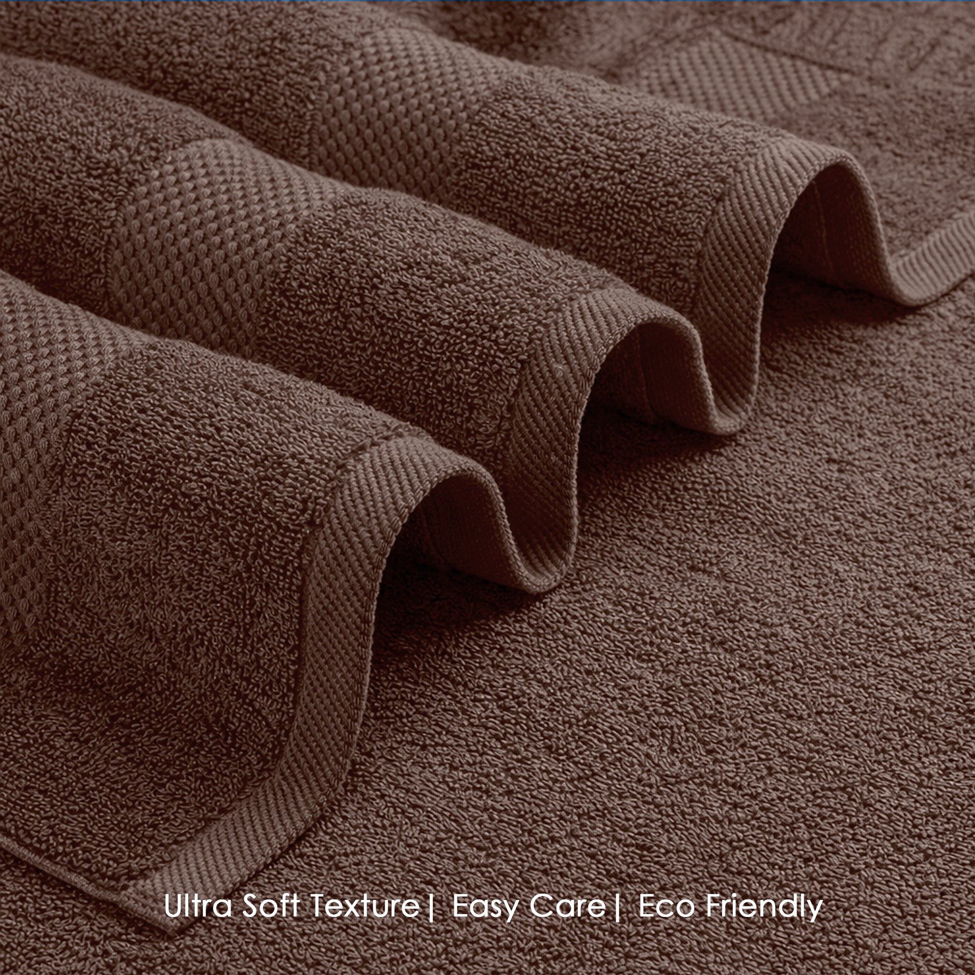 HOUSSE Alvora Cotton Bath Towels |Large Size (75 cms x 150 cms) - Quick Absorption &Faster Drying Bath Towel | 450 GSM | Cotton Towel for Men/Women | Urban Comfort