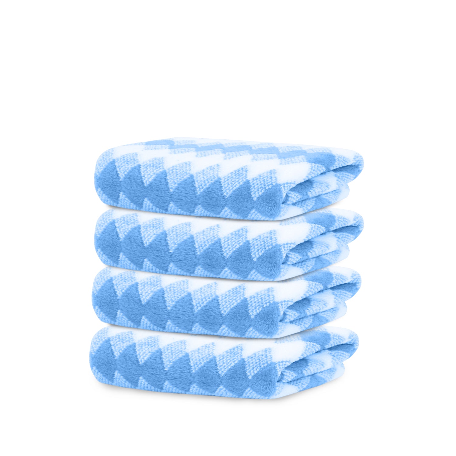 HOUSSE Microfiber Iris Face Towels Ideal for Women & Men |Soft Touch |Lint Free | Fast Dry Towels| Travel-Friendly | Best Use for Gym, Yoga, Spa, Pool, Hotels, Beach 360 GSM (30x30)