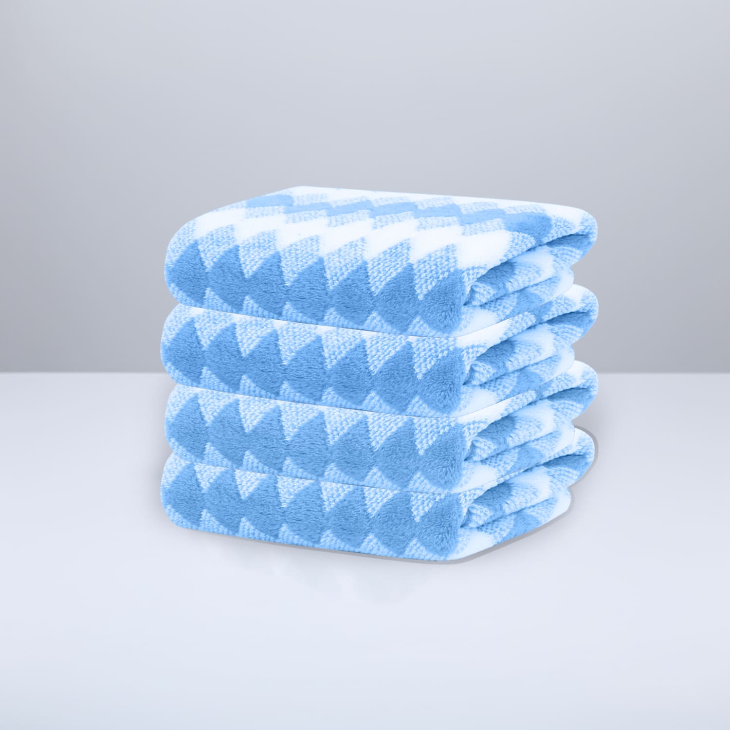 HOUSSE Microfiber Iris Face Towels Ideal for Women & Men |Soft Touch |Lint Free | Fast Dry Towels| Travel-Friendly | Best Use for Gym, Yoga, Spa, Pool, Hotels, Beach 360 GSM (30x30)