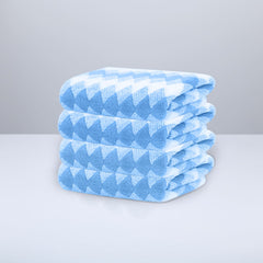 HOUSSE Microfiber Iris Face Towels Ideal for Women & Men |Soft Touch |Lint Free | Fast Dry Towels| Travel-Friendly | Best Use for Gym, Yoga, Spa, Pool, Hotels, Beach 360 GSM (30x30)