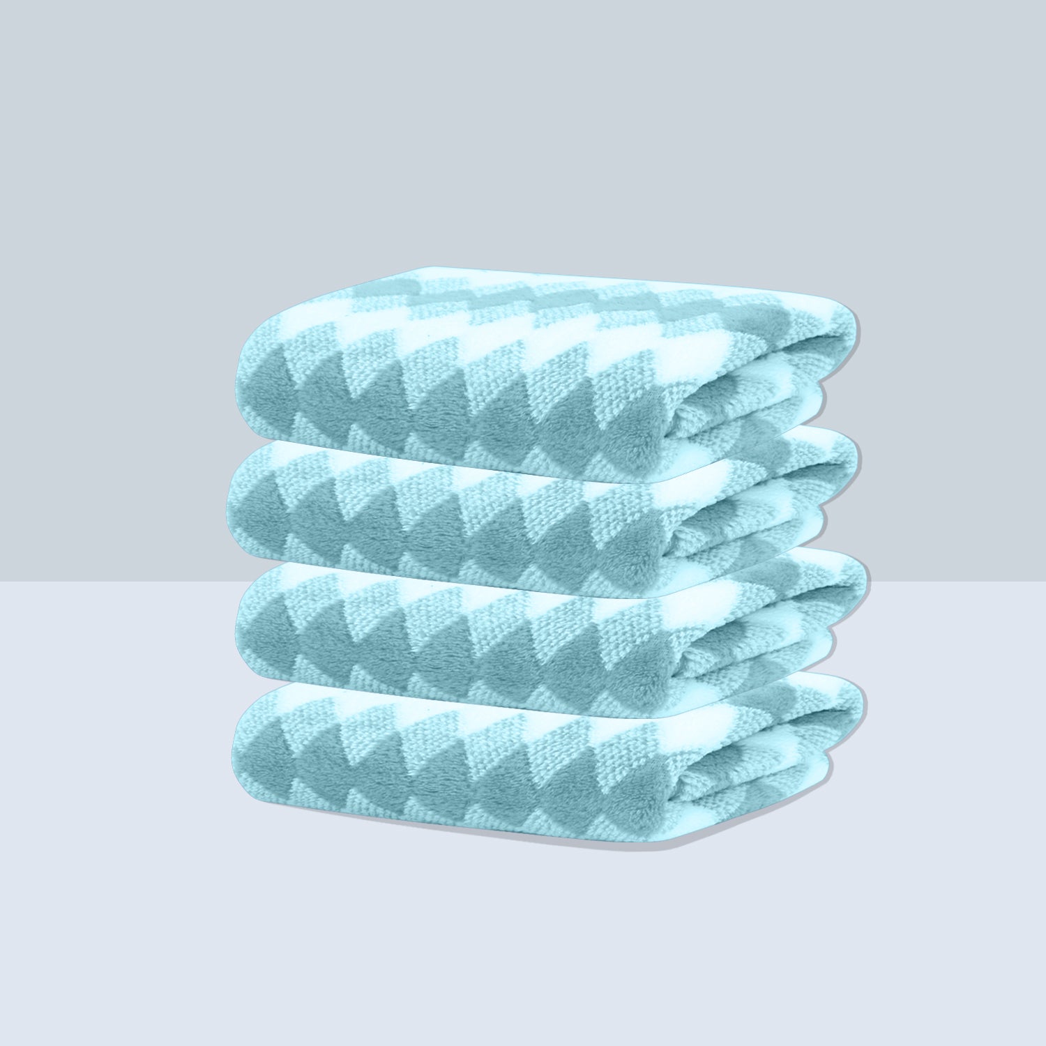 HOUSSE Microfiber Iris Face Towels Ideal for Women & Men |Soft Touch |Lint Free | Fast Dry Towels| Travel-Friendly | Best Use for Gym, Yoga, Spa, Pool, Hotels, Beach 360 GSM (30x30)