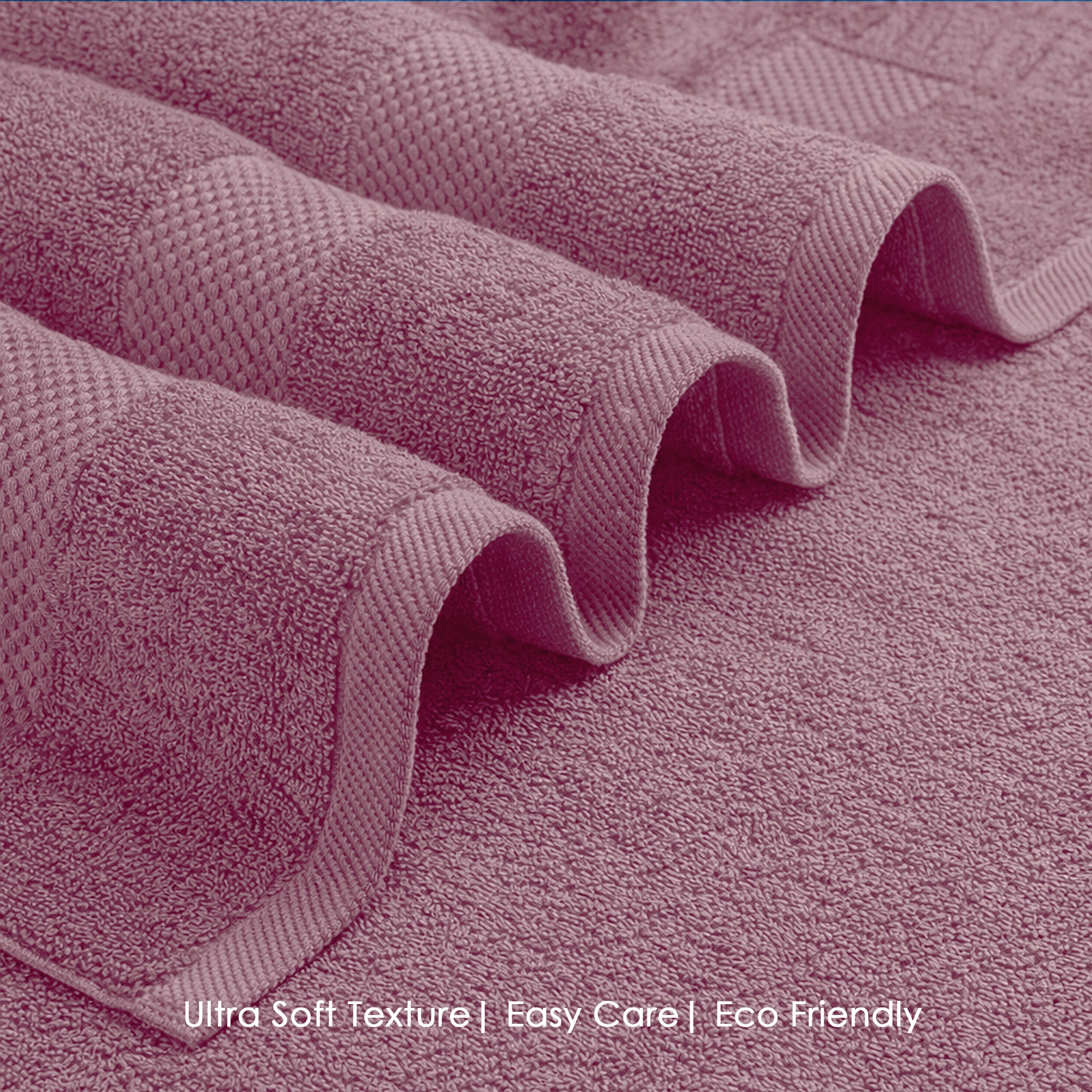 HOUSSE Alvora Cotton Bath Towels |Large Size (75 cms x 150 cms) - Quick Absorption &Faster Drying Bath Towel | 450 GSM | Cotton Towel for Men/Women | Urban Comfort