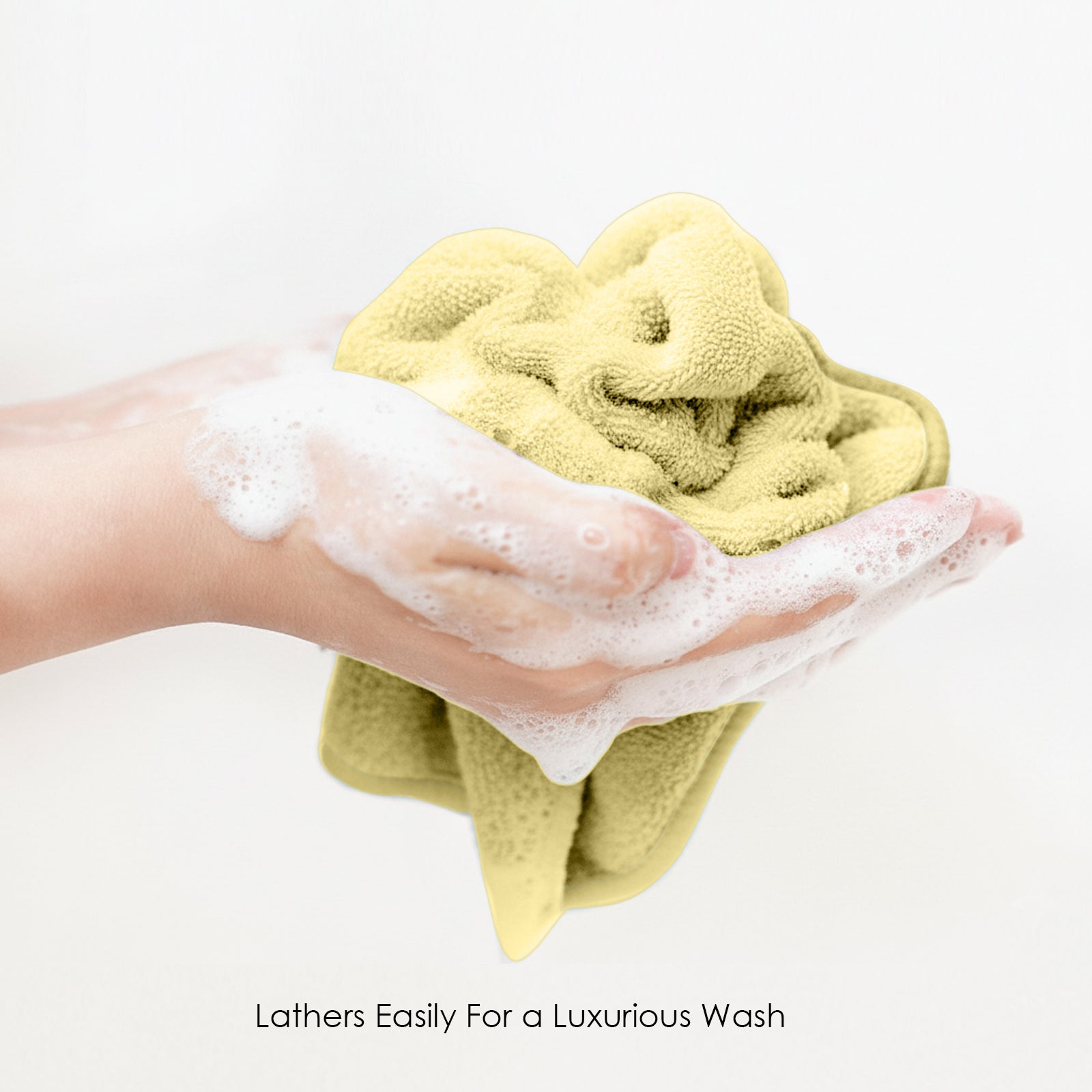 HOUSSE Microfiber Face Towel – Super Soft & Quick-Drying Coral Fleece, 30 x 30 cm