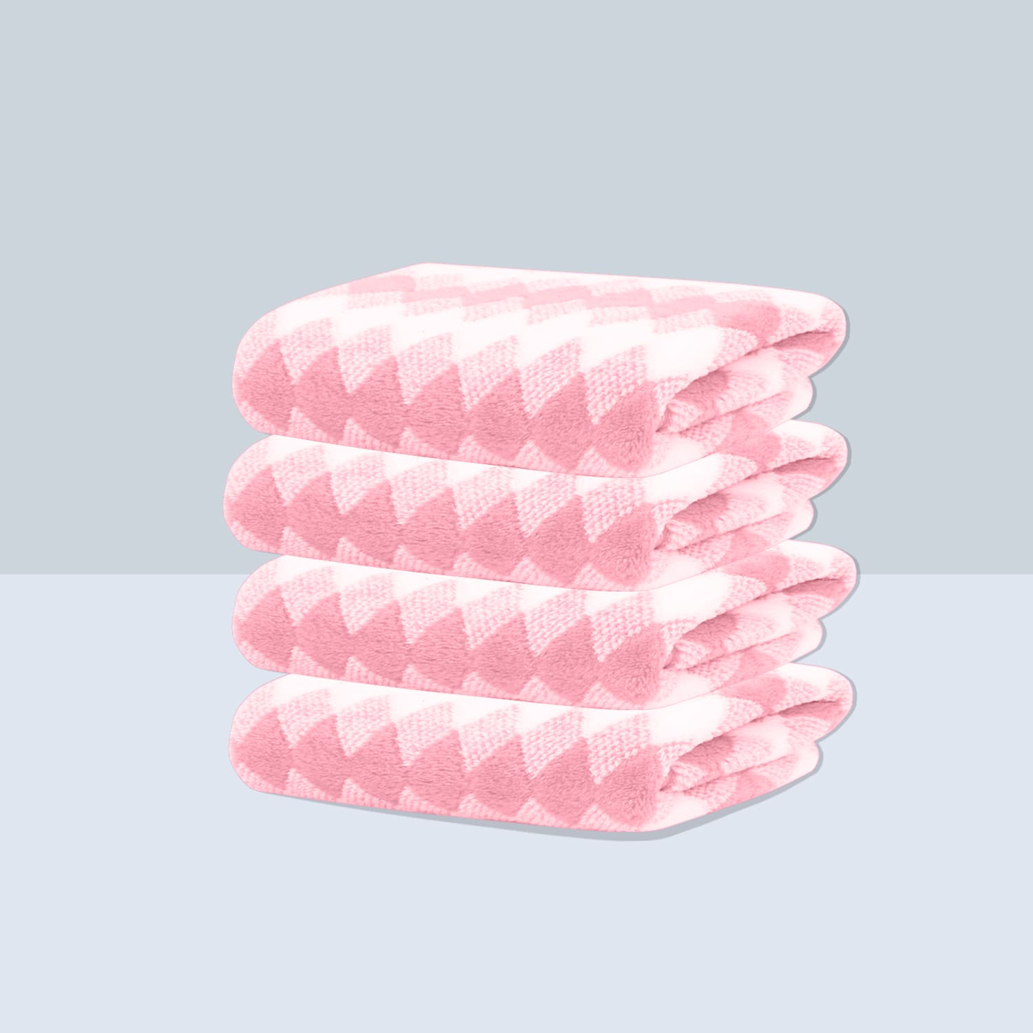 HOUSSE Microfiber Iris Face Towels Ideal for Women & Men |Soft Touch |Lint Free | Fast Dry Towels| Travel-Friendly | Best Use for Gym, Yoga, Spa, Pool, Hotels, Beach 360 GSM (30x30)