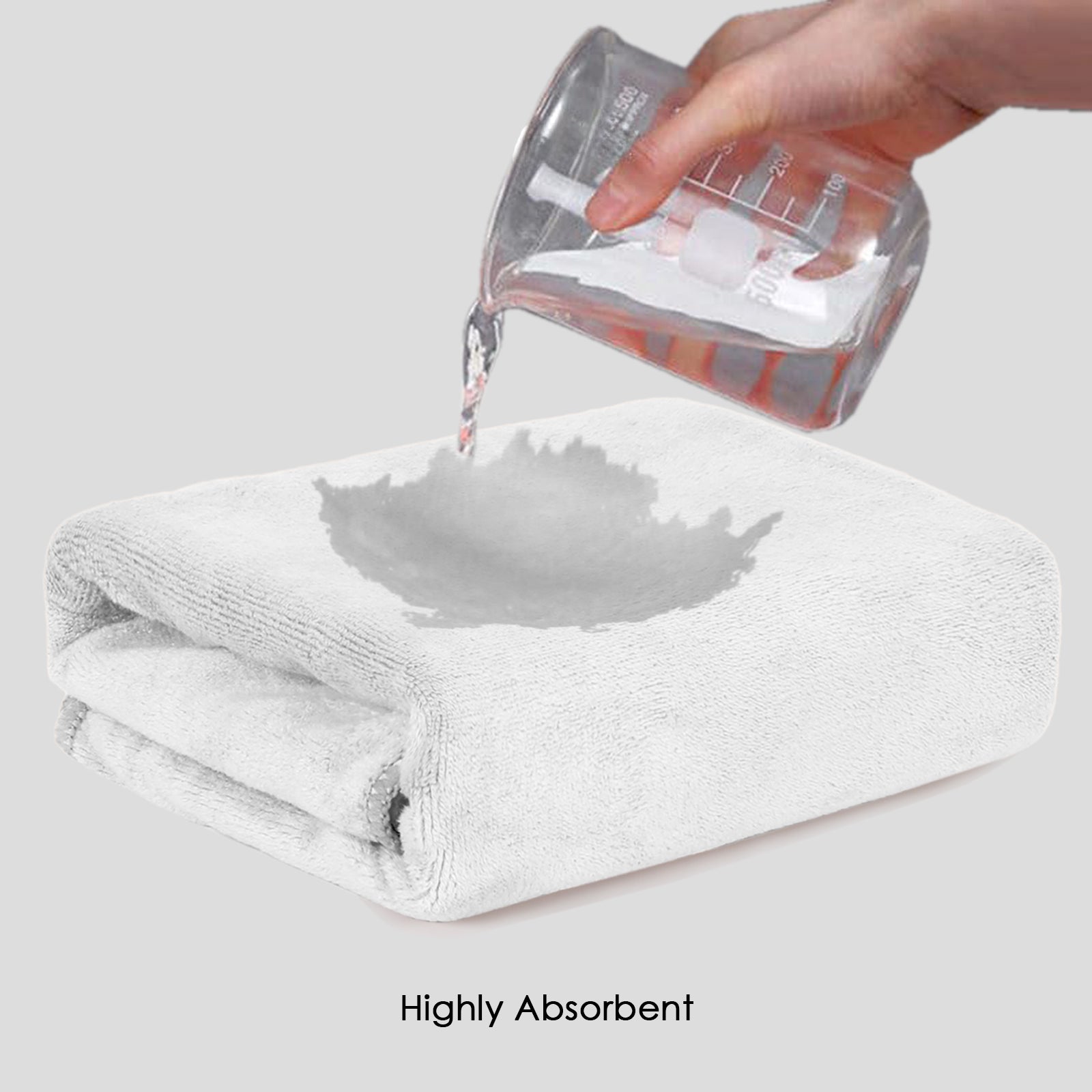 HOUSSE Premium Microfiber Bath Towel | Quick Dry Towels for Women & Kids | Super Soft Plush 450 GSM | Ultra Absorbent for Home Swimming Sports & Travel