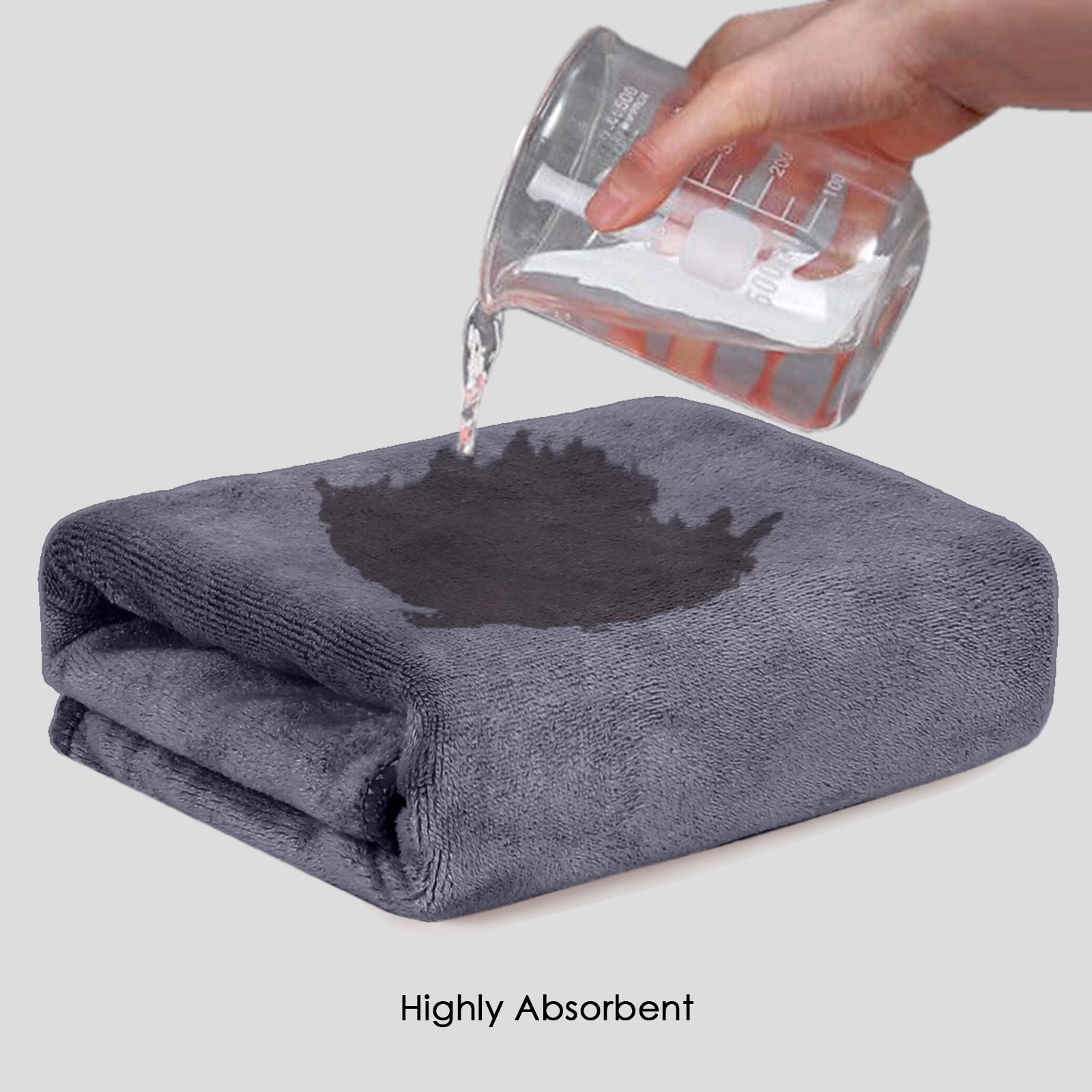 HOUSSE Premium Microfiber Bath Towel - Extra Large 60x120cm Quick Dry Towels for Kids | Super Soft Plush 550 GSM | Ultra Absorbent for Home Swimming Sports Travel