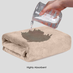 HOUSSE Premium Microfiber Bath Towel - Extra Large 60x120cm Quick Dry Towels for Kids | Super Soft Plush 550 GSM | Ultra Absorbent for Home Swimming Sports Travel