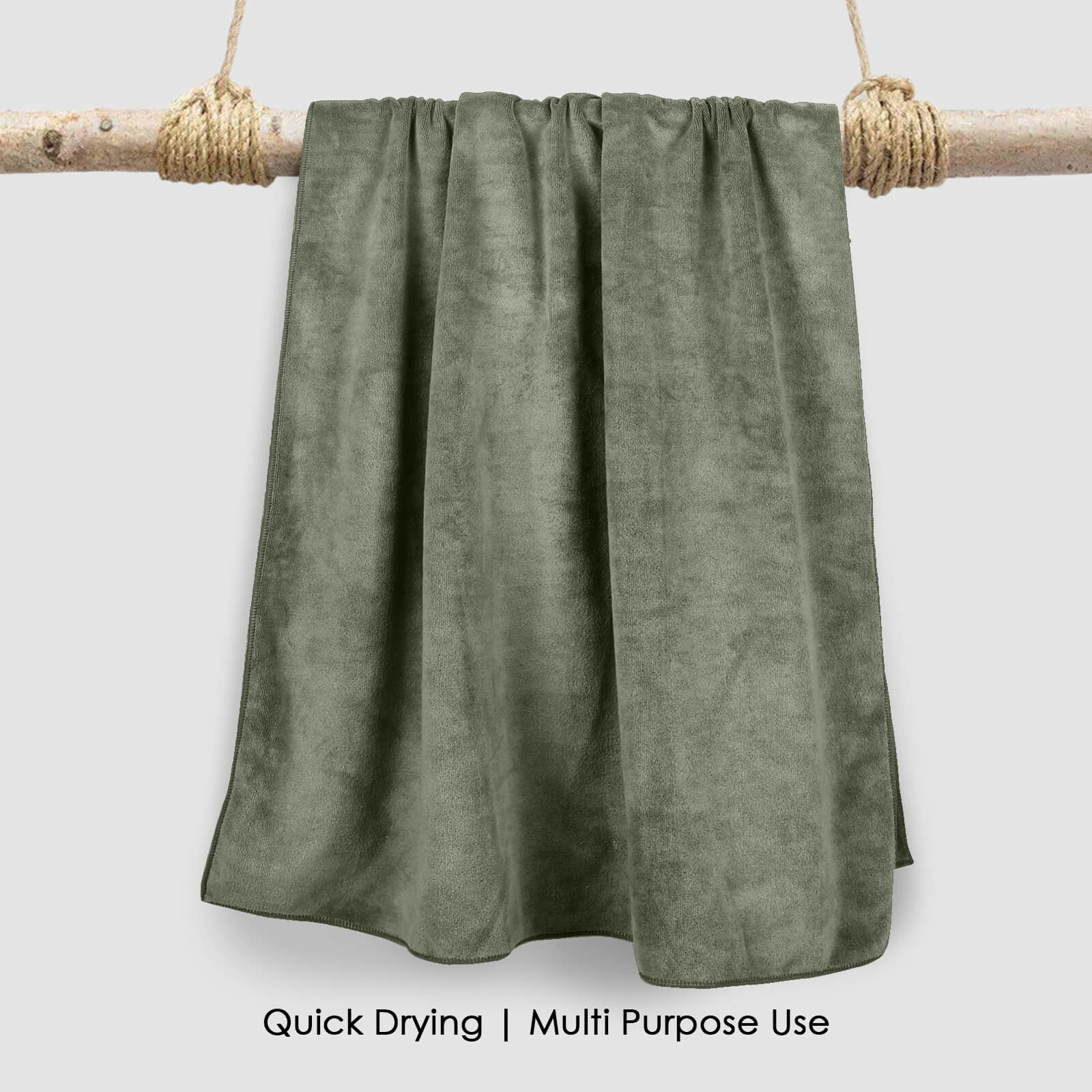 HOUSSE Premium Microfiber Bath Towel - Extra Large 75x150cm Quick Dry Towels for Women Men & Kids | Super Soft Plush 550 GSM | Ultra Absorbent for Home Swimming Sports & Travel