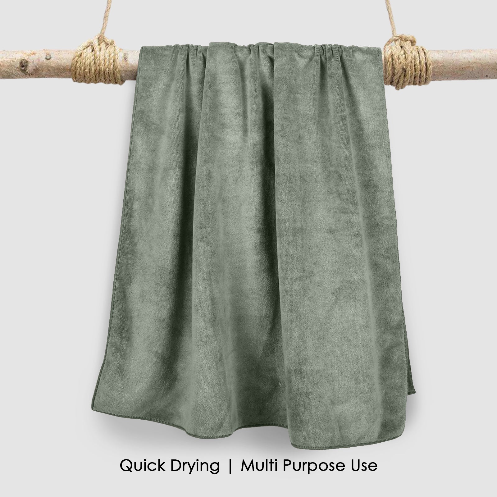 HOUSSE Premium Microfiber Bath Towel - Extra Large 75x150cm Quick Dry Towels for Women Men & Kids | Super Soft Plush 550 GSM | Ultra Absorbent for Home Swimming Sports & Travel