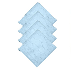 HOUSSE Microfiber Face Towel – Super Soft & Quick-Drying Coral Fleece, 30 x 30 cm (Grey)