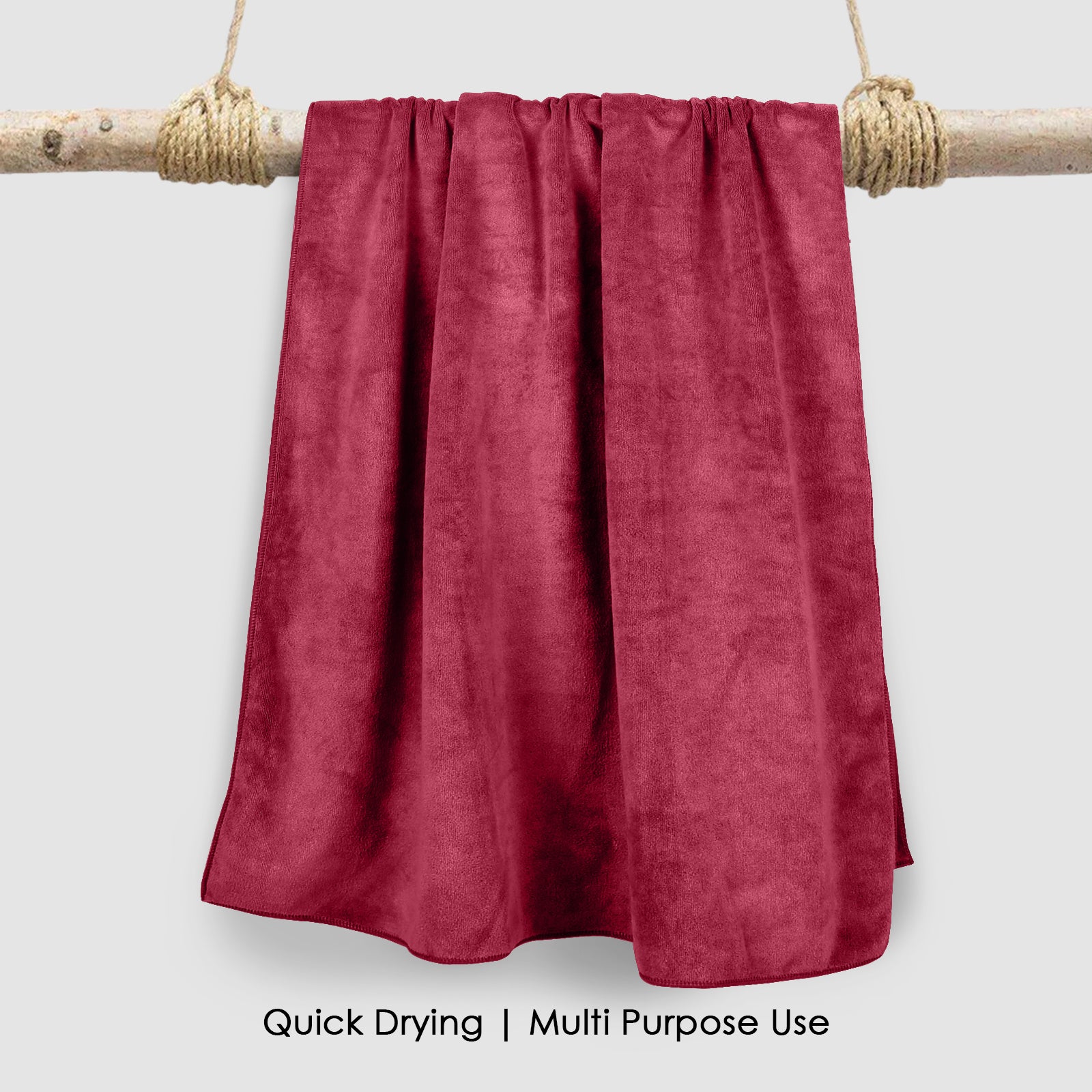 HOUSSE Premium Microfiber Bath Towel | Quick Dry Towels for Women & Kids | Super Soft Plush 450 GSM | Ultra Absorbent for Home Swimming Sports & Travel