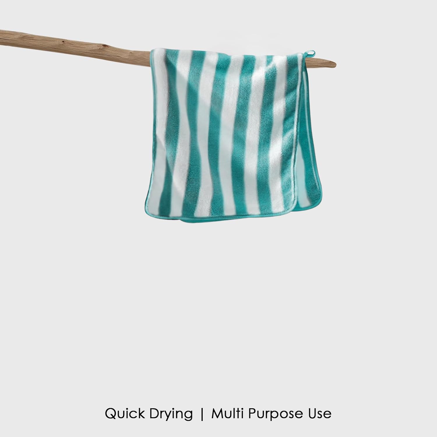 HOUSSE Microfiber Blaze Hand Towel for Women & Men | Quick Dry | Ultra Absorbent |Perfect for Bathroom |Sports | Travel | Ideal for Workout | Spa| Beach | Fitness | 360 GSM (Grey, 40x60)