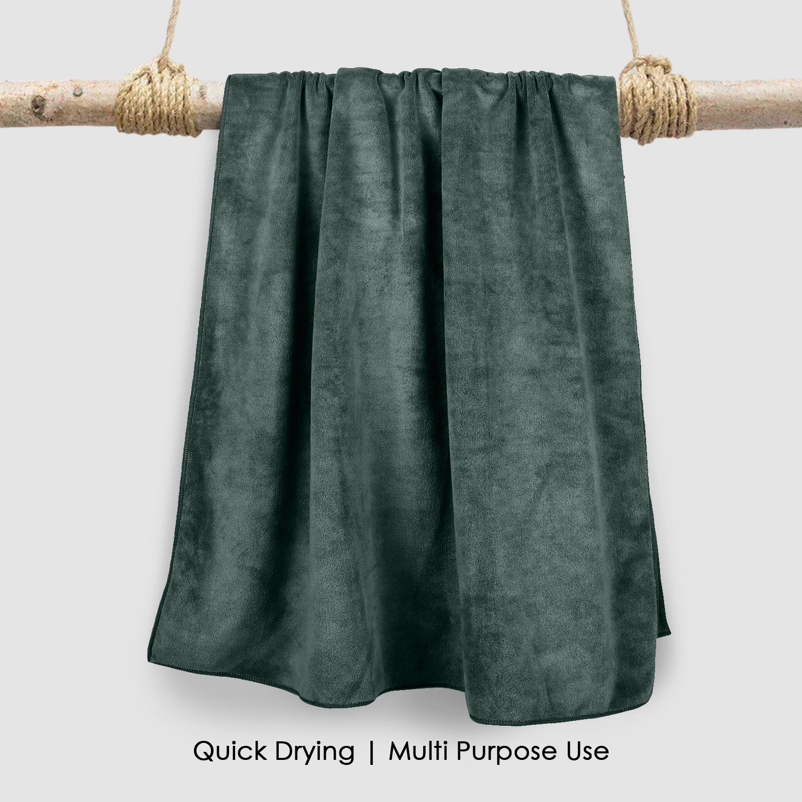 HOUSSE Premium Microfiber Bath Towel - Extra Large 60x120cm Quick Dry Towels for Kids | Super Soft Plush 550 GSM | Ultra Absorbent for Home Swimming Sports Travel