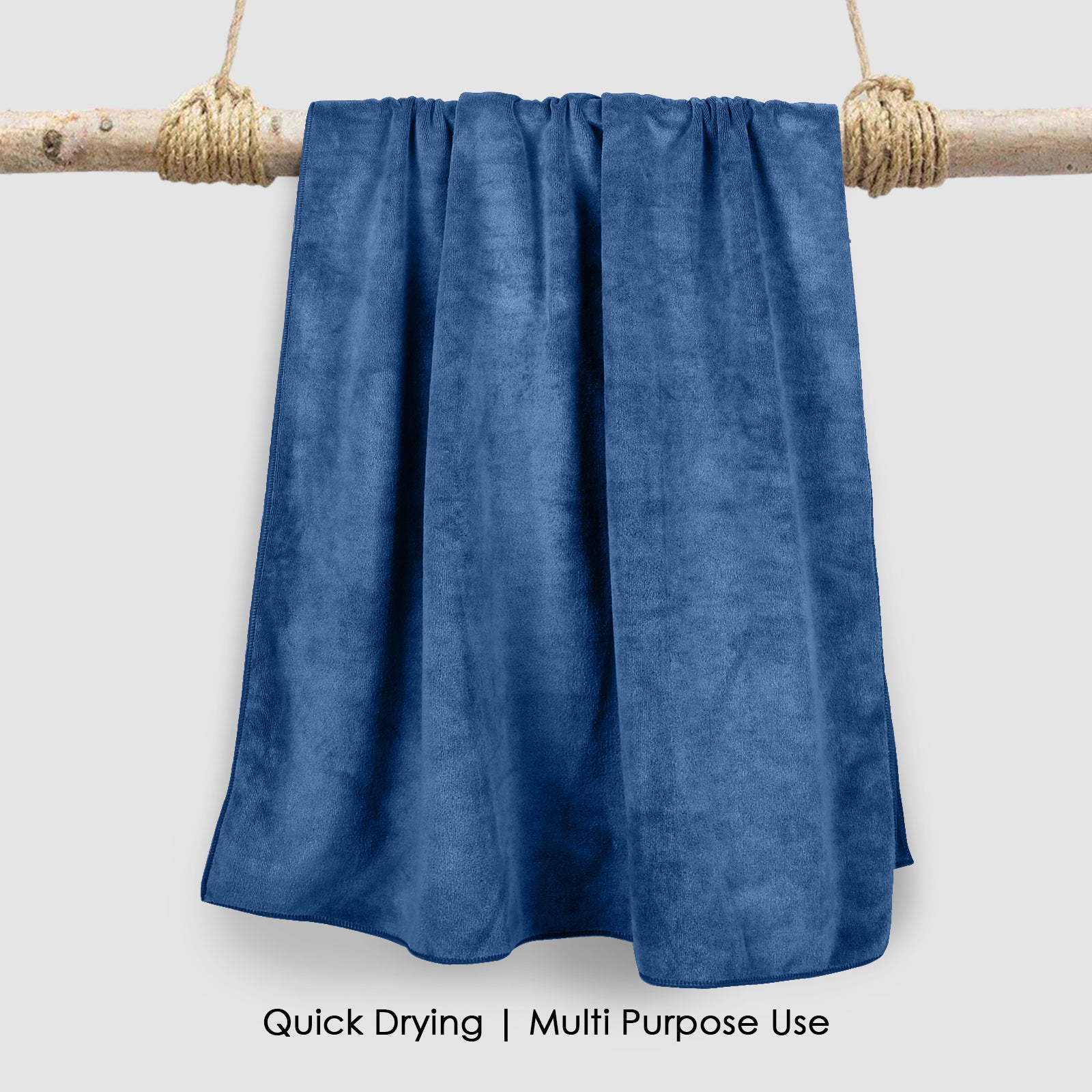 HOUSSE Premium Microfiber Bath Towel | Quick Dry Towels for Women & Kids | Super Soft Plush 450 GSM | Ultra Absorbent for Home Swimming Sports & Travel