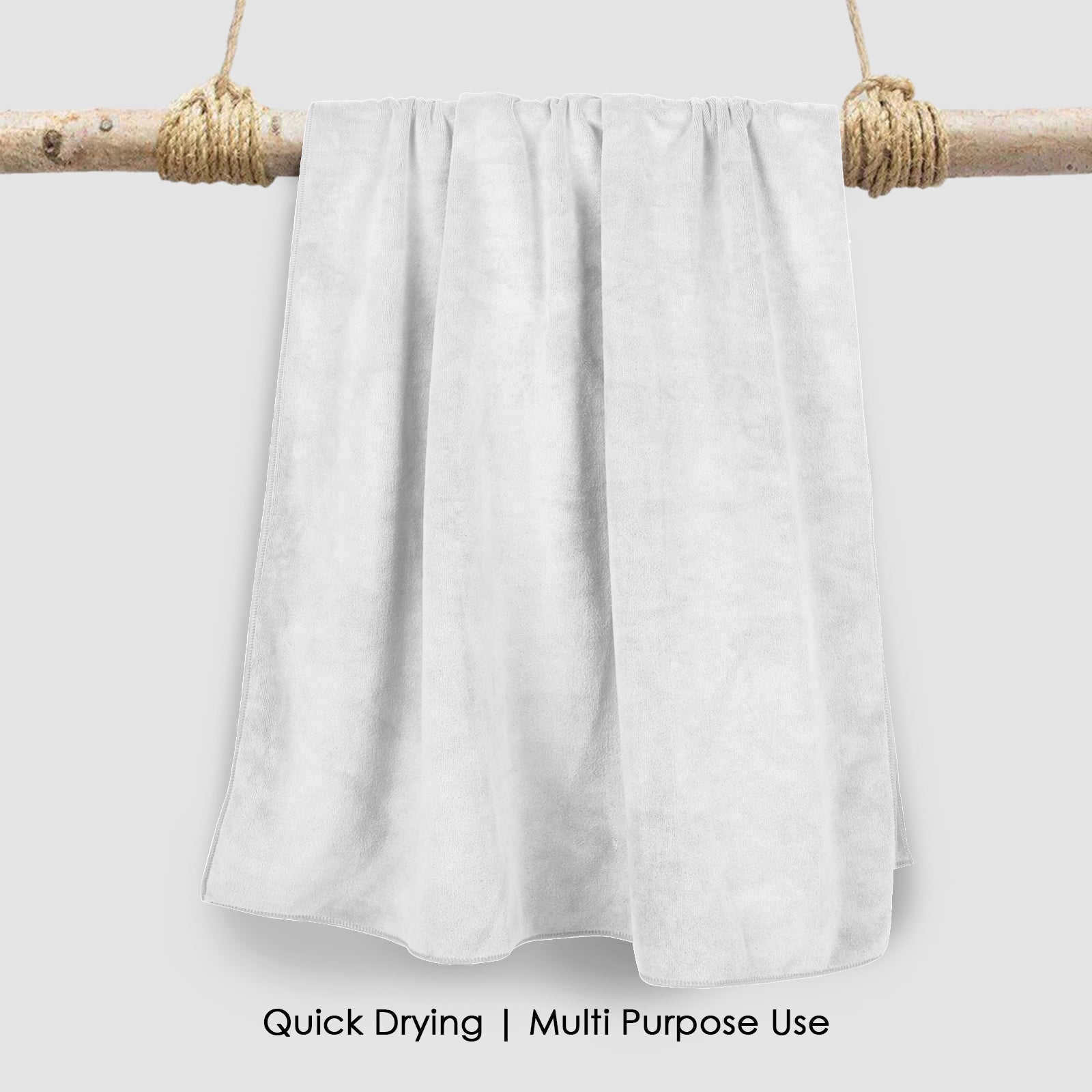 HOUSSE Premium Microfiber Bath Towel | Quick Dry Towels for Women & Kids | Super Soft Plush 450 GSM | Ultra Absorbent for Home Swimming Sports & Travel