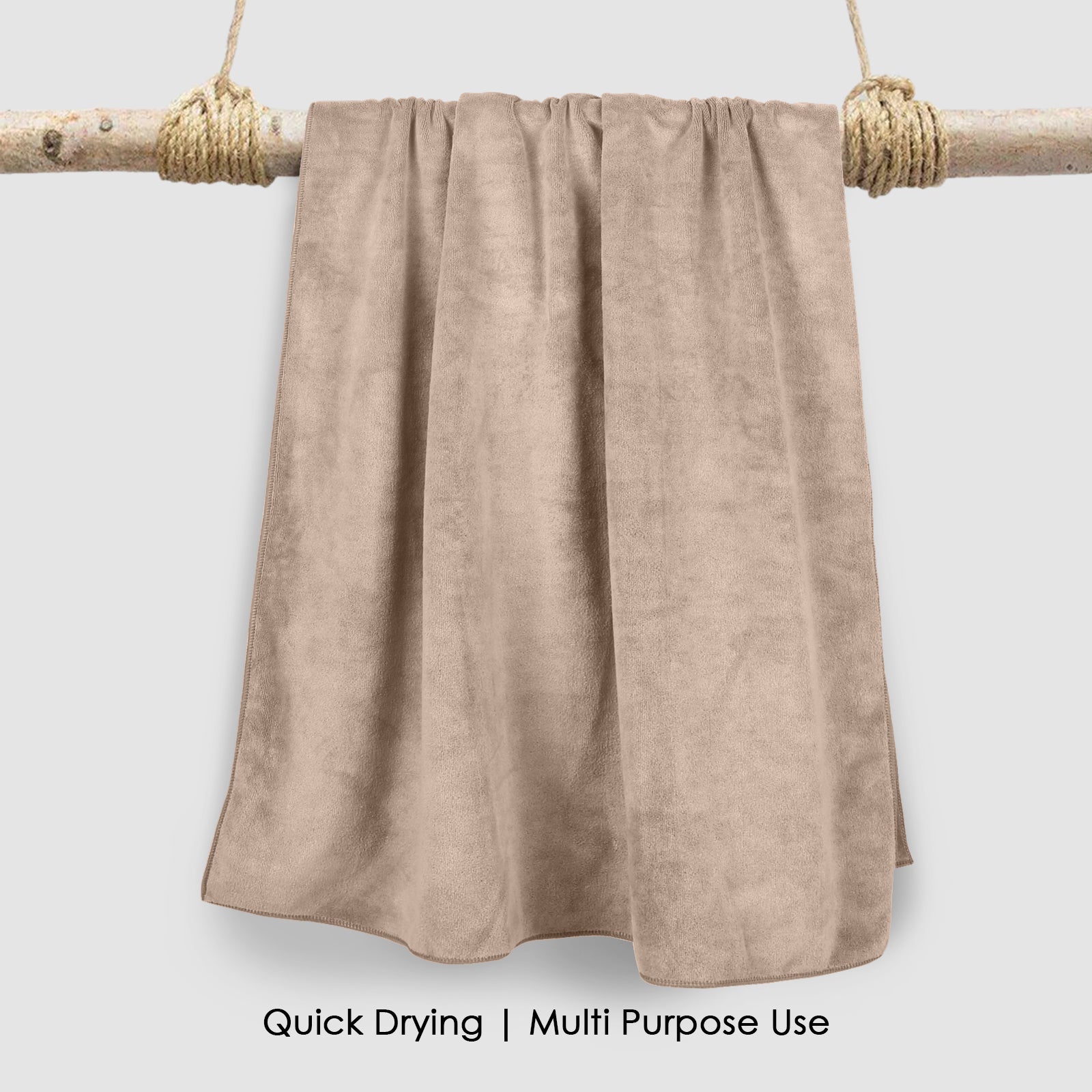 HOUSSE Premium Microfiber Bath Towel - Extra Large 60x120cm Quick Dry Towels for Kids | Super Soft Plush 550 GSM | Ultra Absorbent for Home Swimming Sports Travel