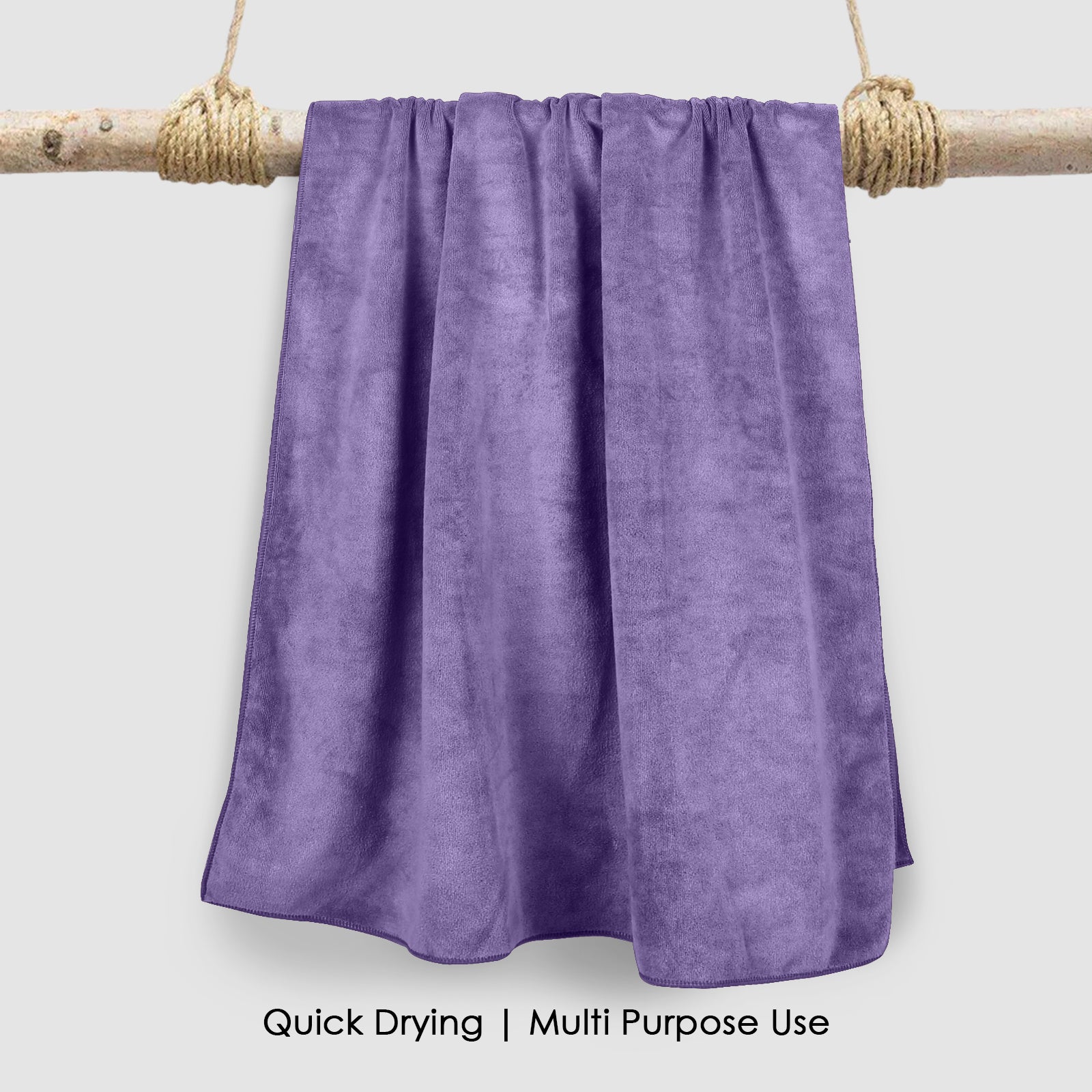 HOUSSE Premium Microfiber Bath Towel | Quick Dry Towels for Women & Kids | Super Soft Plush 450 GSM | Ultra Absorbent for Home Swimming Sports & Travel