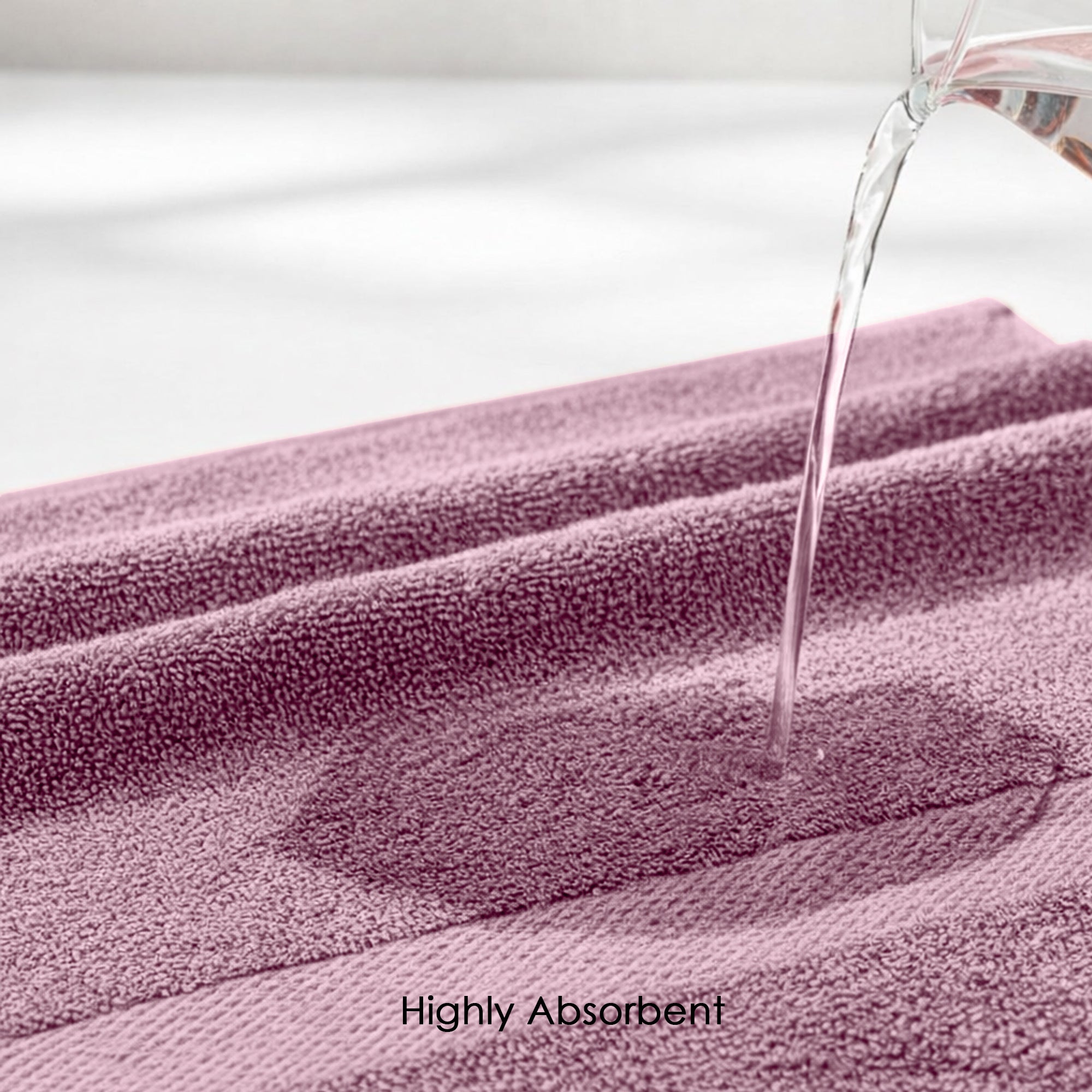 HOUSSE Alvora Cotton Bath Towels |Large Size (75 cms x 150 cms) - Quick Absorption &Faster Drying Bath Towel | 450 GSM | Cotton Towel for Men/Women | Urban Comfort